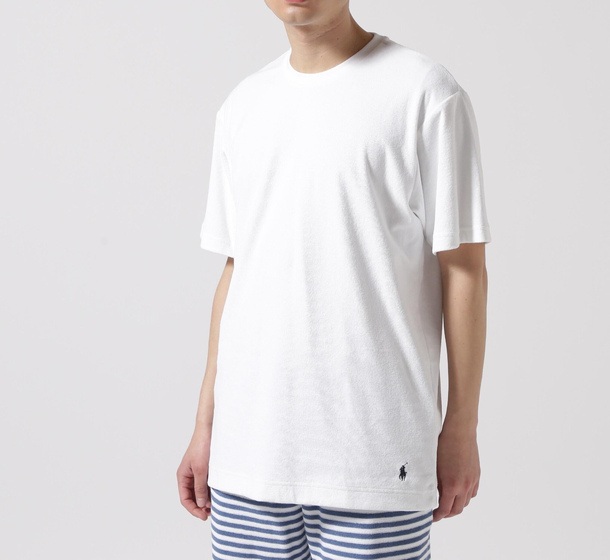 POLO >ALPH LAU>EN/ポロラルフローレン/Tey Cloth CewNeck ホワイト