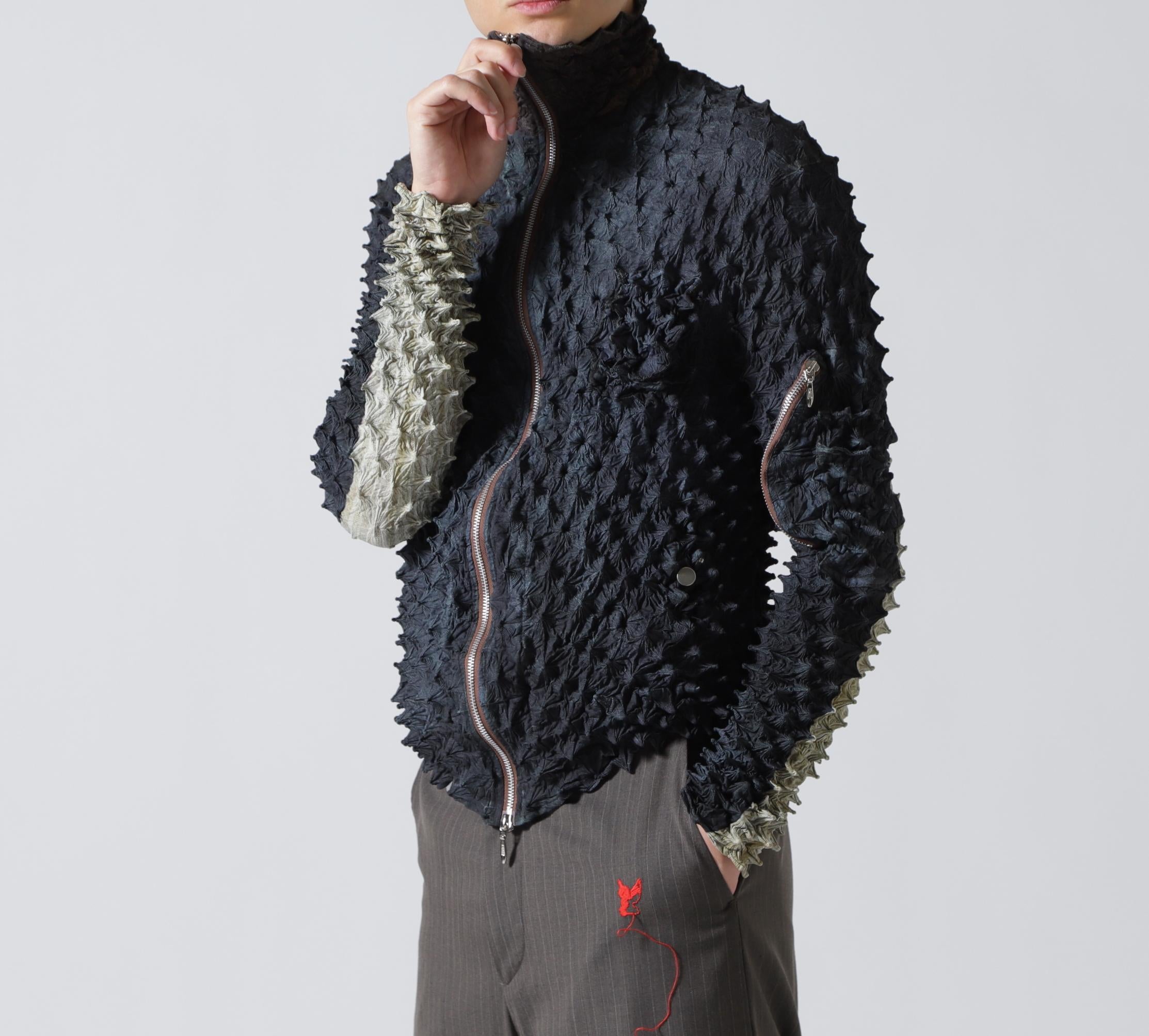 MASU/エムエーエスユー/SPIKY FLIGHT JACKET/M26U6BL002 ブラック