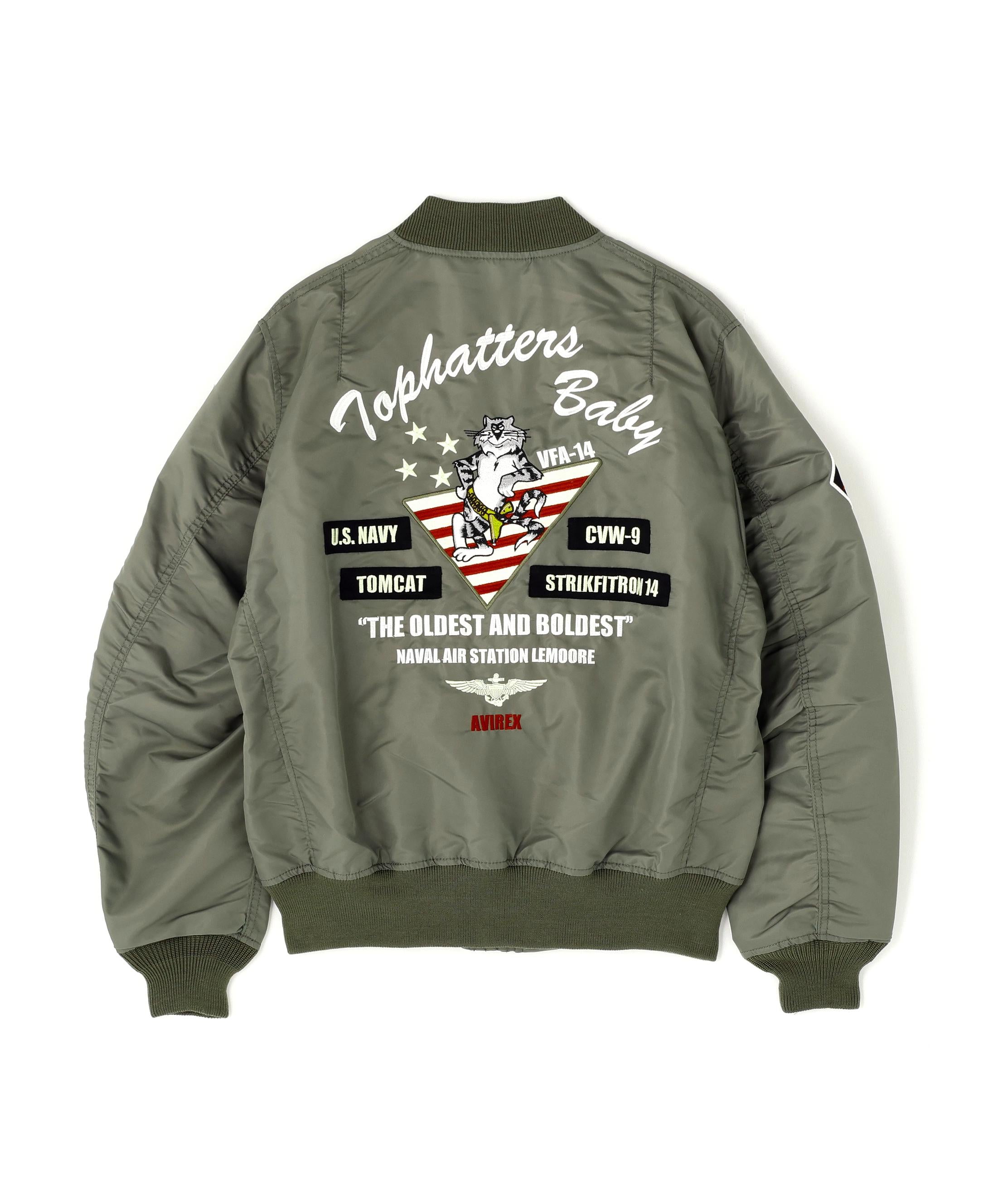 《WER&DEPOT限定》LIGHT MA-1 TOPHATTE>S セージ1