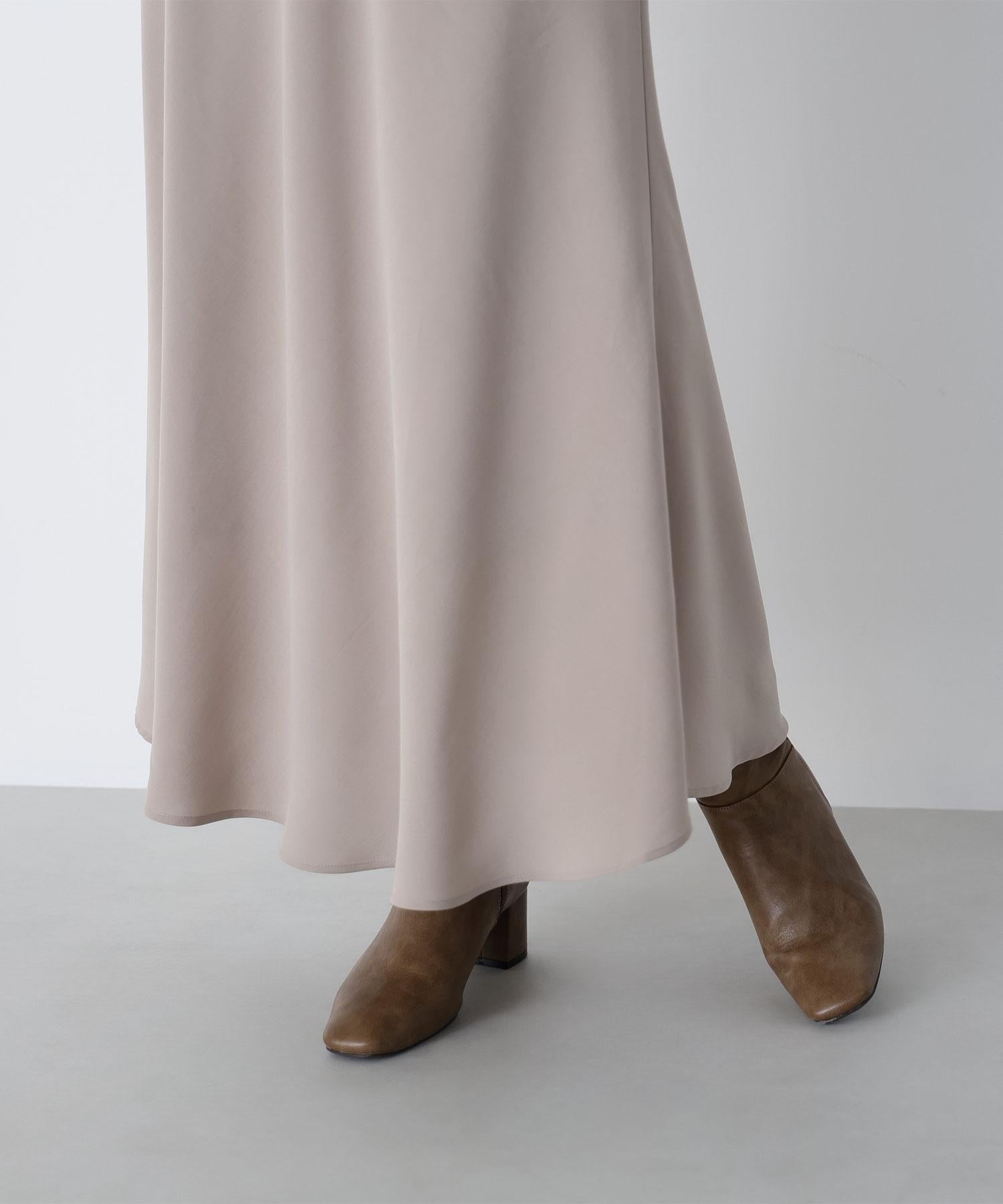 ピーチタッチナロースカート モカベージュ