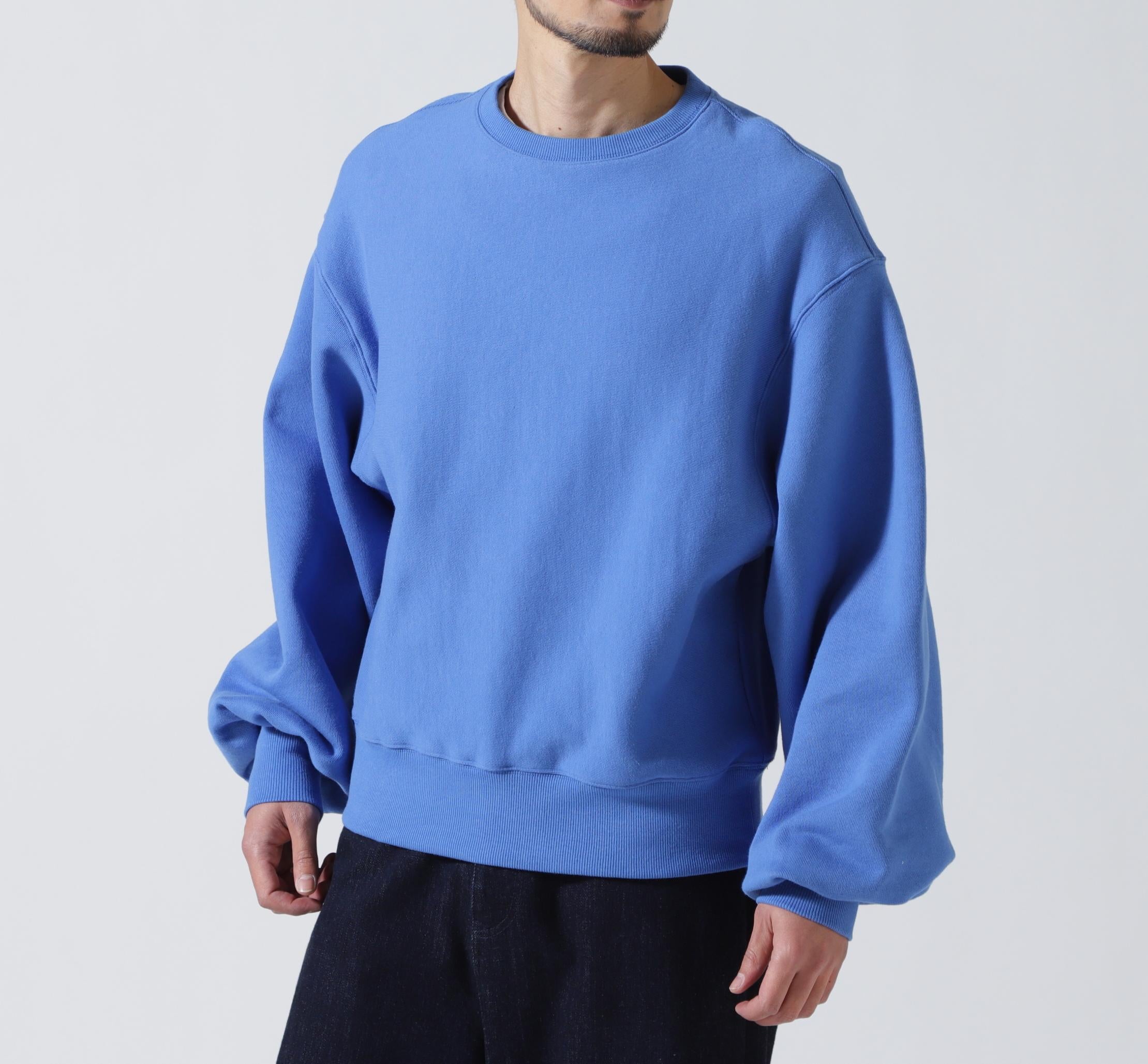 Toironier/トワロニエ/PLAIN SWEAT SHIRTS ブルー