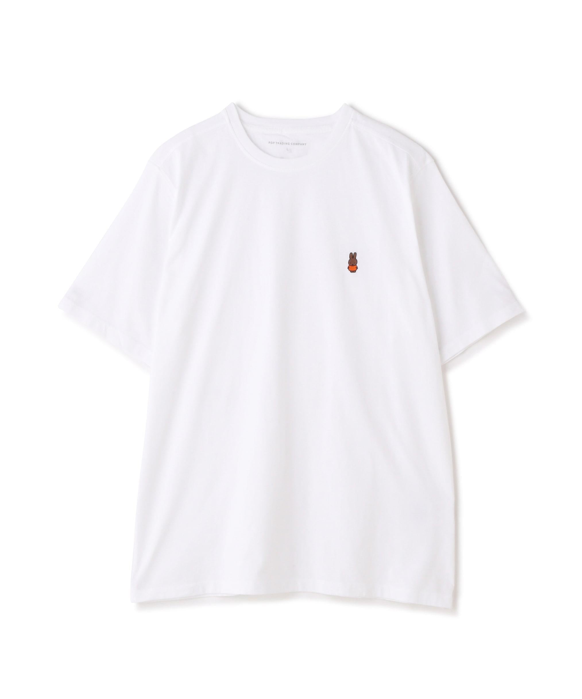 POP T>ADING COMPANY/Pop & Miffy Emoideed T-Shit ホワイト