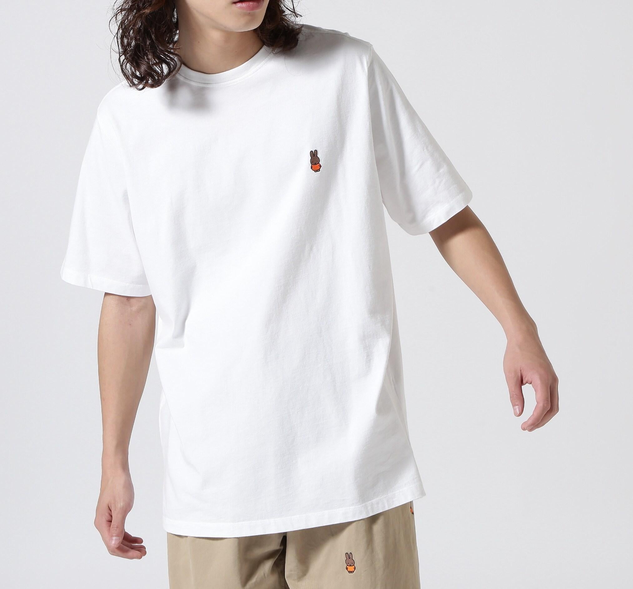 POP T>ADING COMPANY/Pop & Miffy Emoideed T-Shit ホワイト