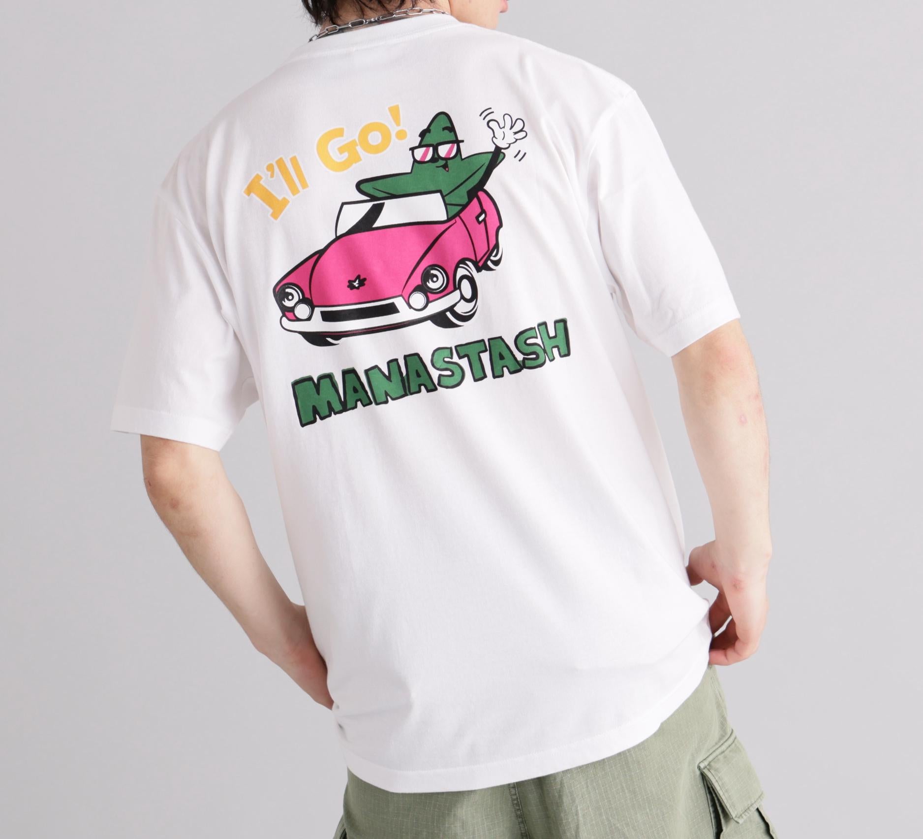 MANASTASH/マナスタッシュ/ODJ TEE I’LL GO! ホワイト