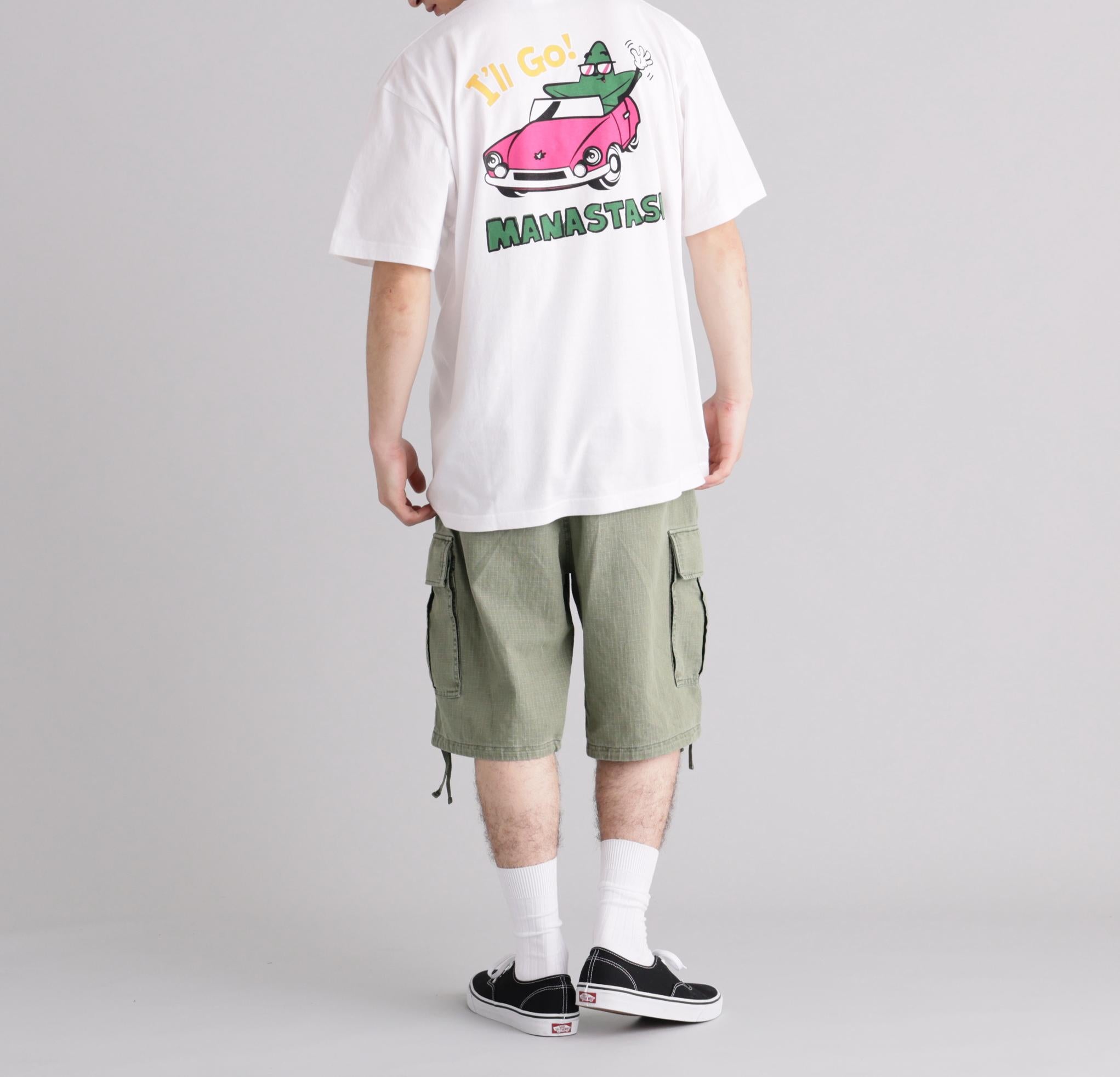 MANASTASH/マナスタッシュ/ODJ TEE I’LL GO! ホワイト