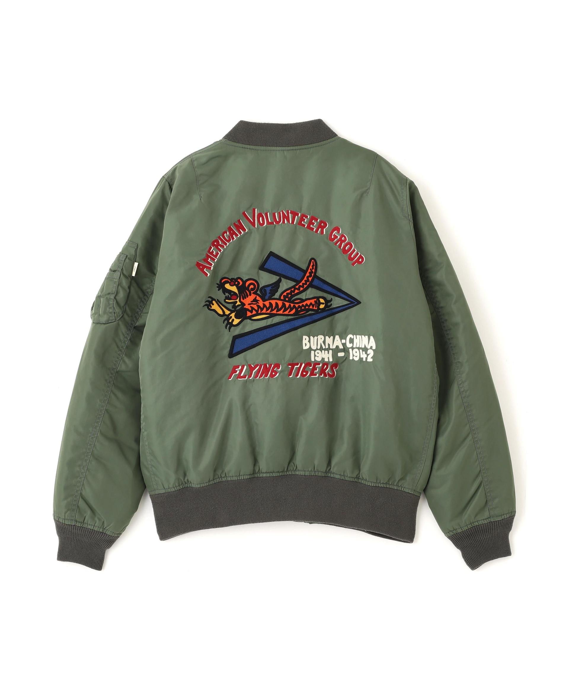 《WOMAN/直営店限定》WASHED MA-1 FLYING TIGE>S セージ1