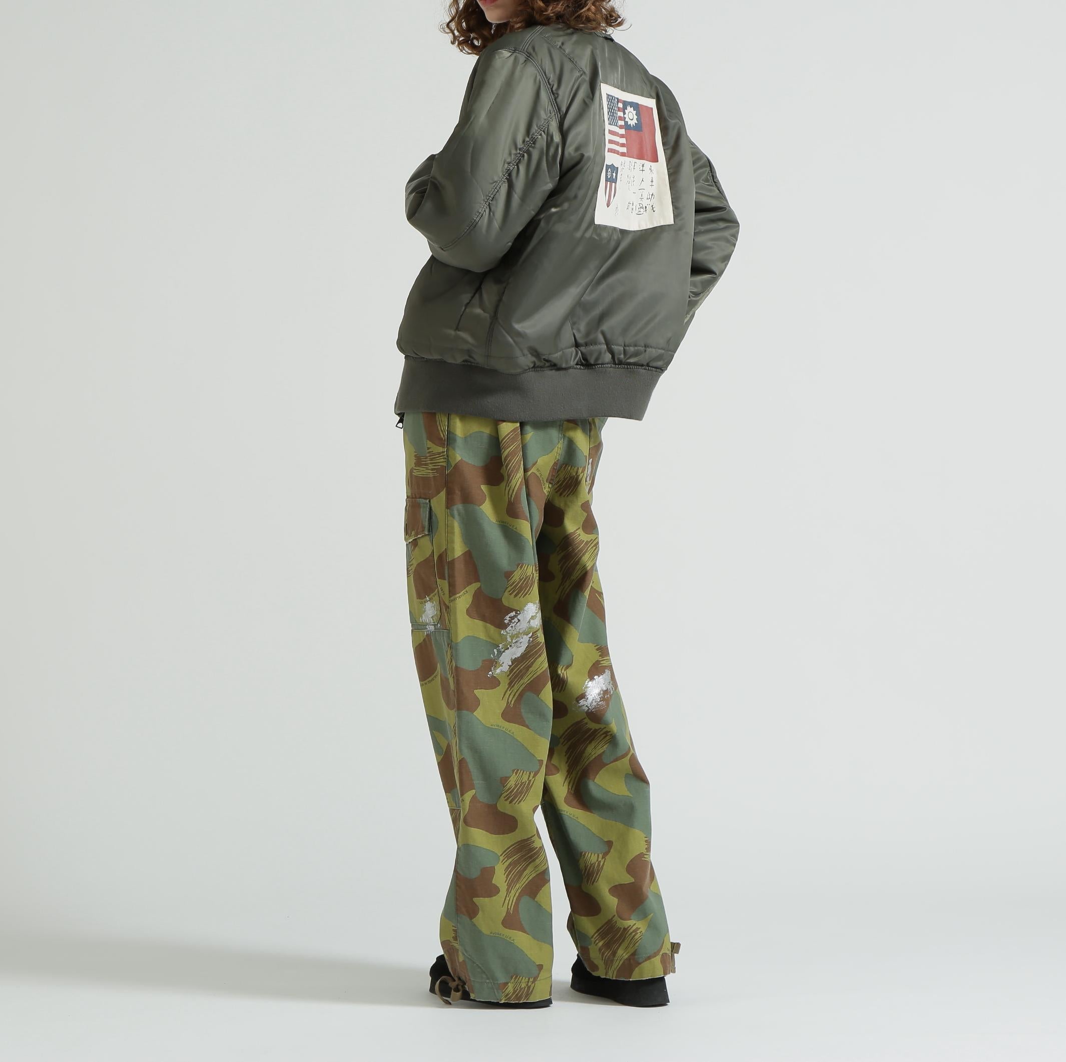 《WOMAN/直営店限定》WASHED MA-1 FLYING TIGE>S セージ1