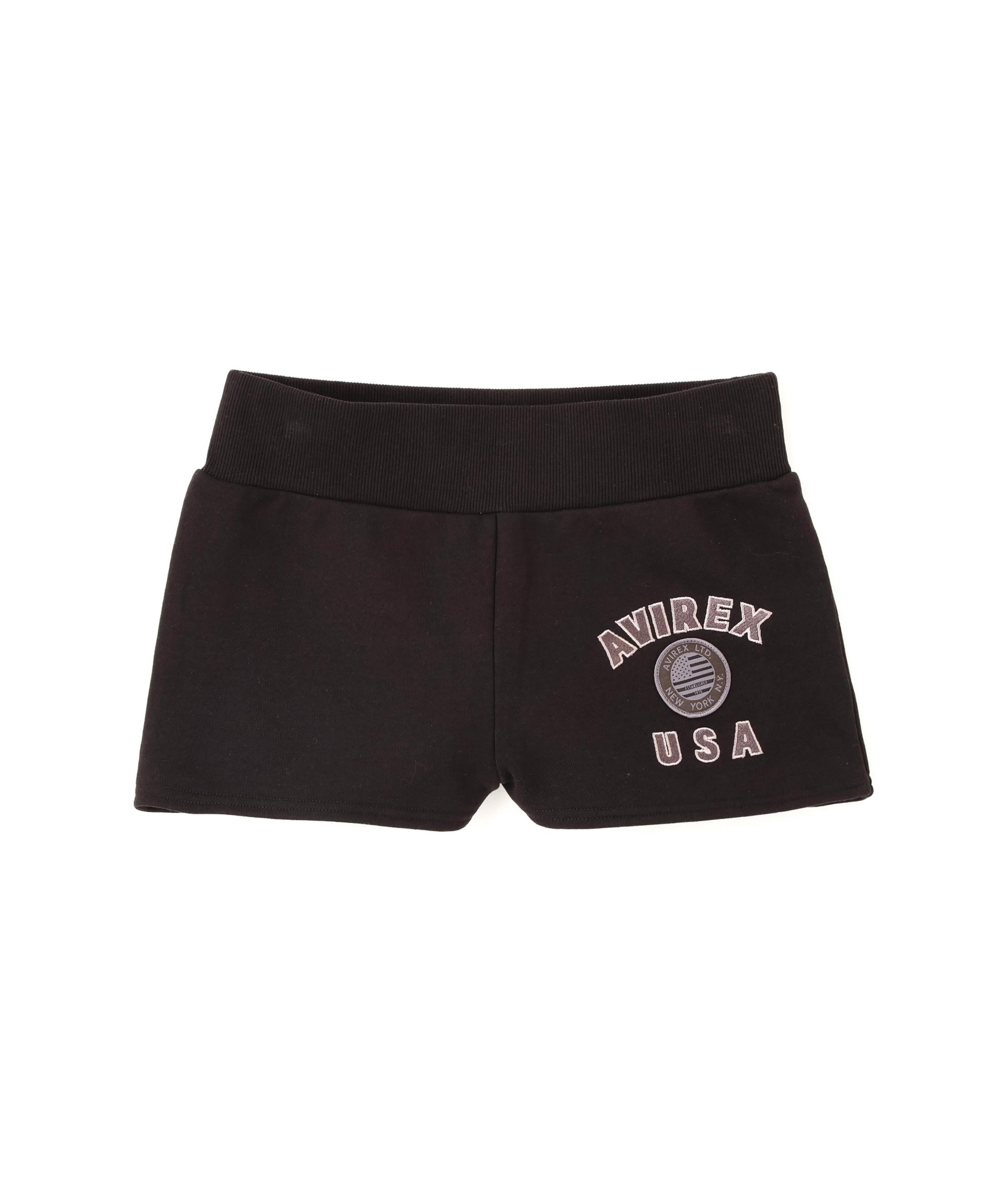 《WOMAN/直営店限定》VARSITY FLAG SHORT PANTS ブラック