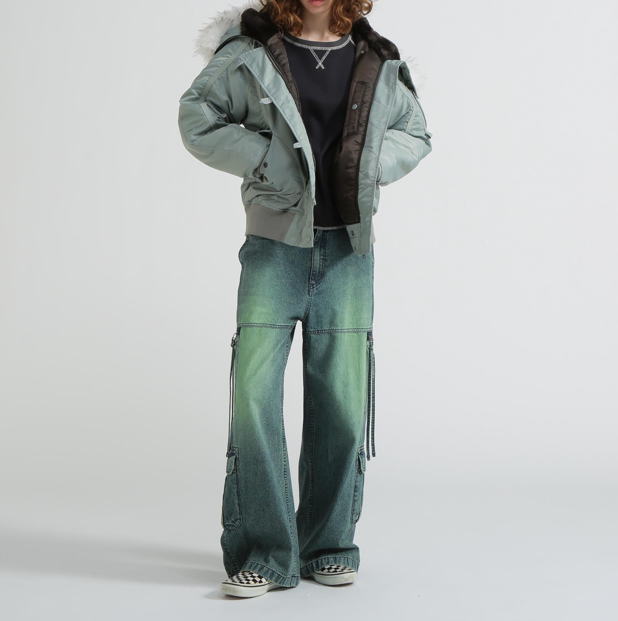 《直営店限定》TAPE GATHER N-2B グリーン