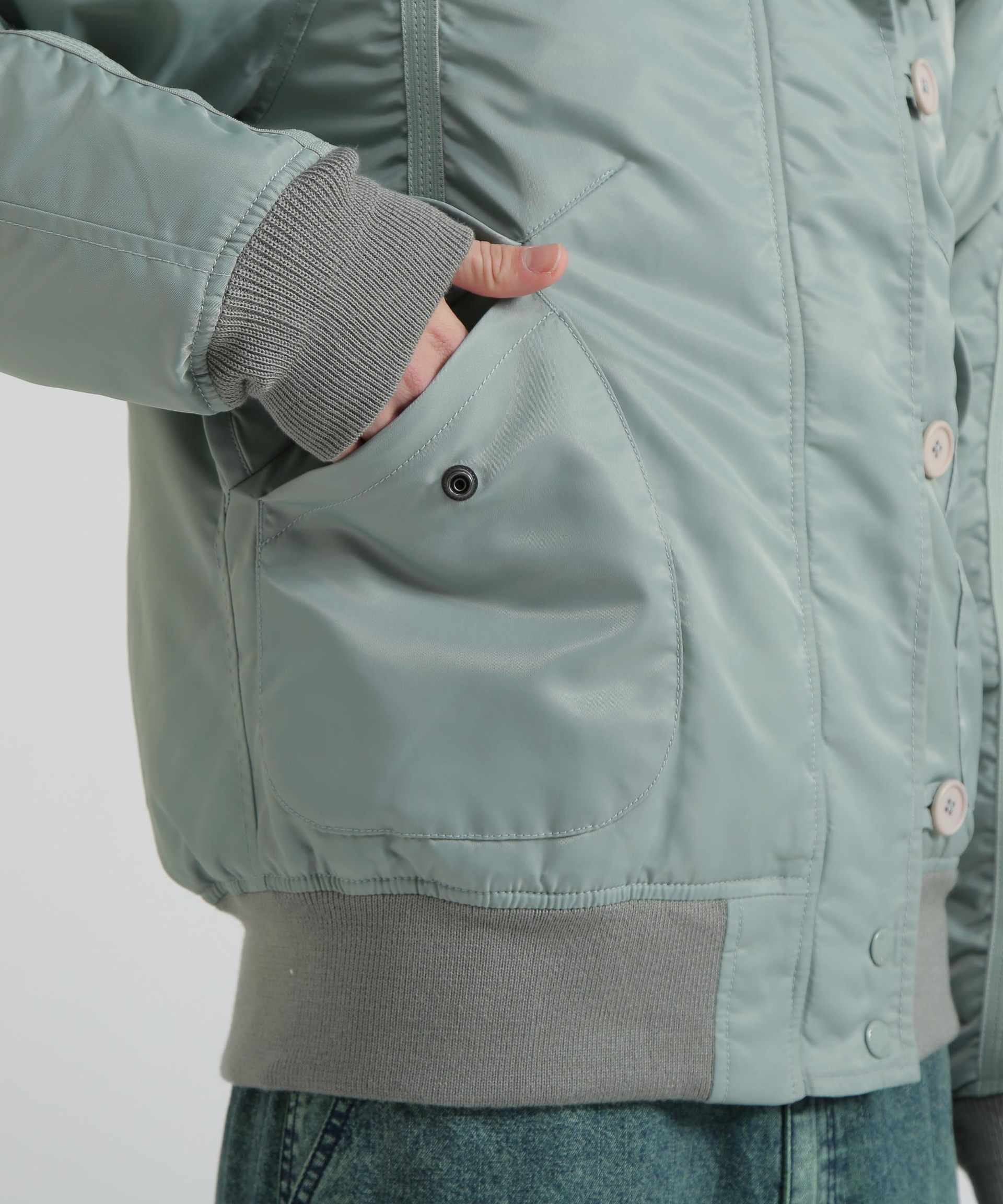 《直営店限定》TAPE GATHER N-2B グリーン