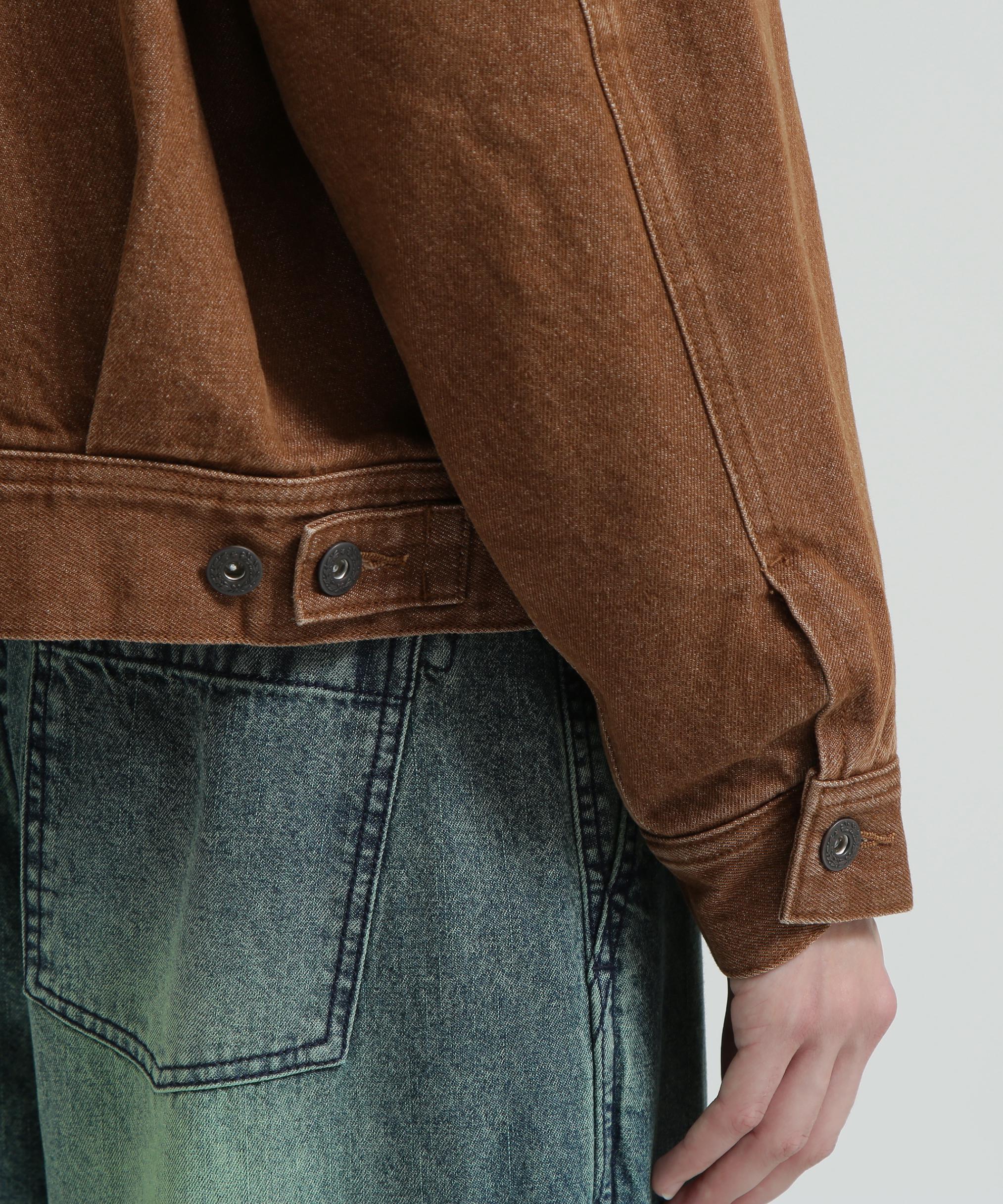 《AVIREX × PEANUTS》DENIM WORK JACKET / デニムワークジャケット / ピーナッツ / アヴィレックス ブラウン