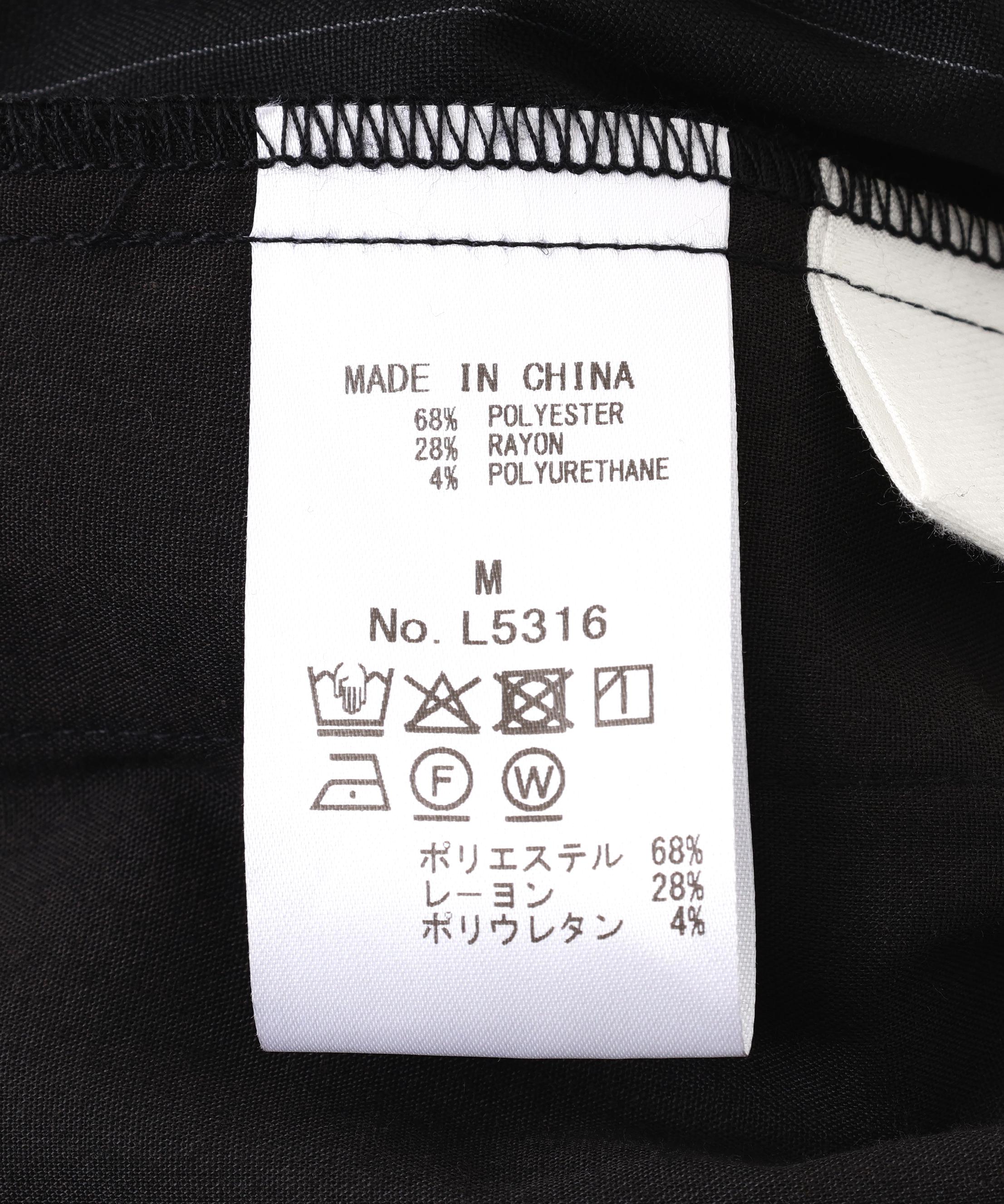 DROIT BELLO(ドロイトベロ)ストライプパンツ ブラック