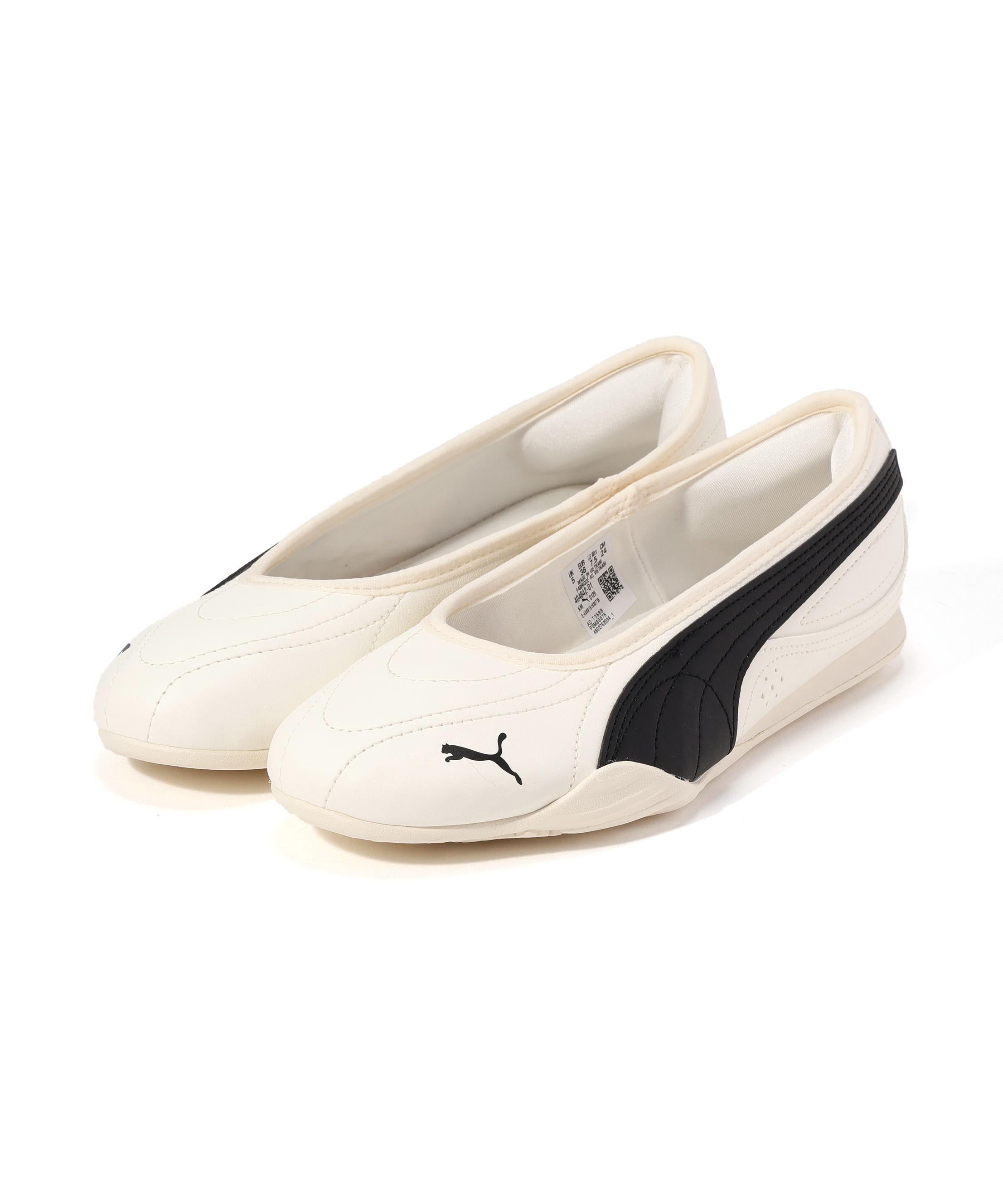 〈PUMA〉キャッチ ソレイユ バレリーナ シューズ ホワイト