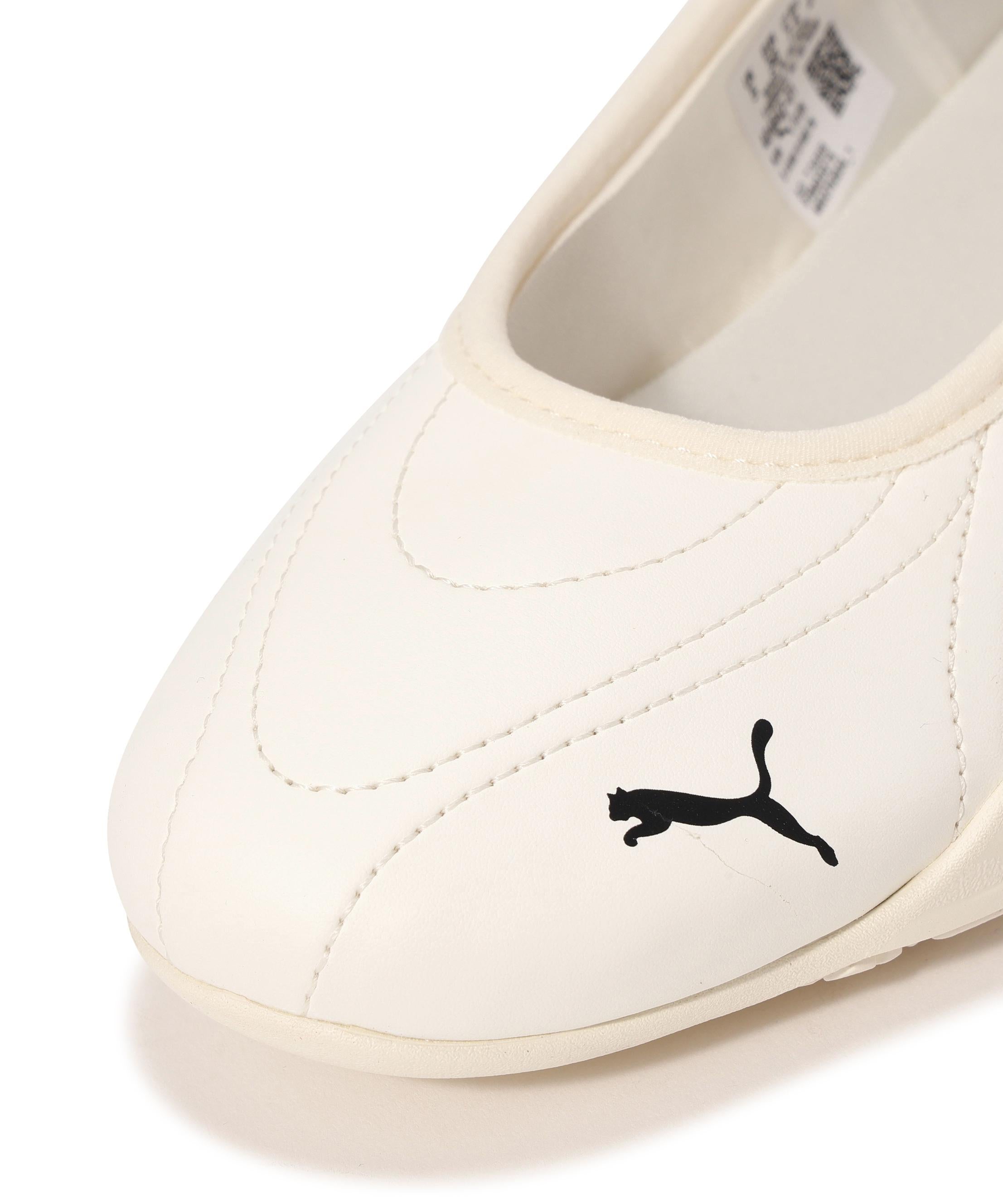 〈PUMA〉キャッチ ソレイユ バレリーナ シューズ ホワイト