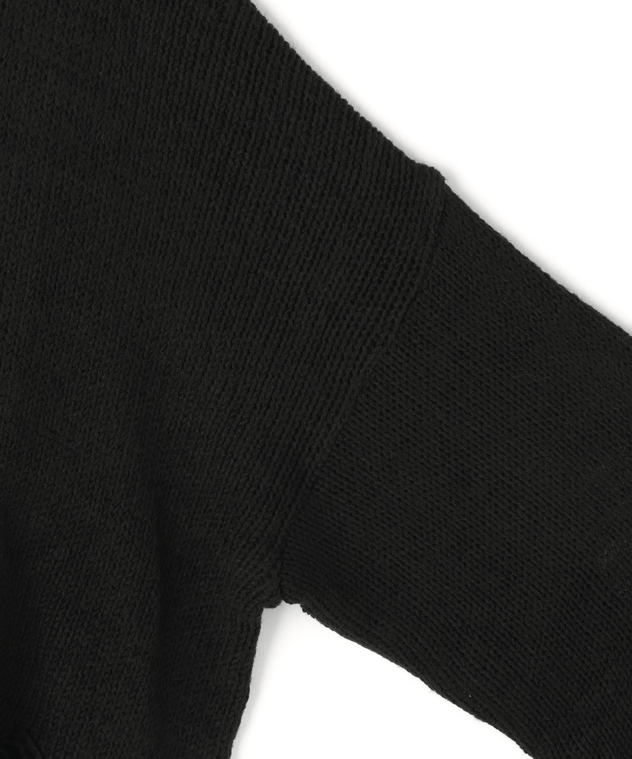 SIS/エスアイエス/Damage Knit ブラック