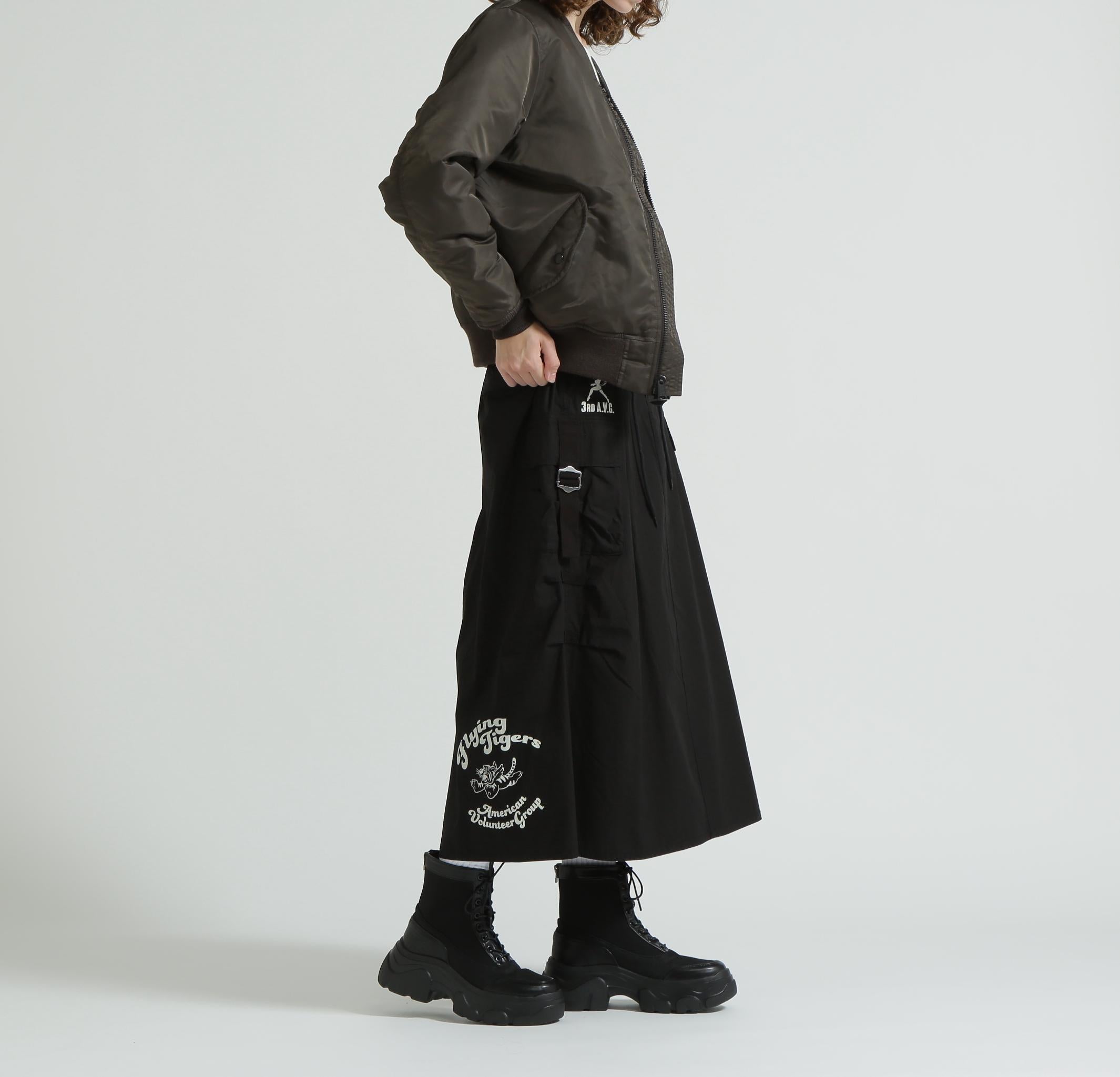 《WOMAN》LEOPARD LOGO MA-1 ブラウン