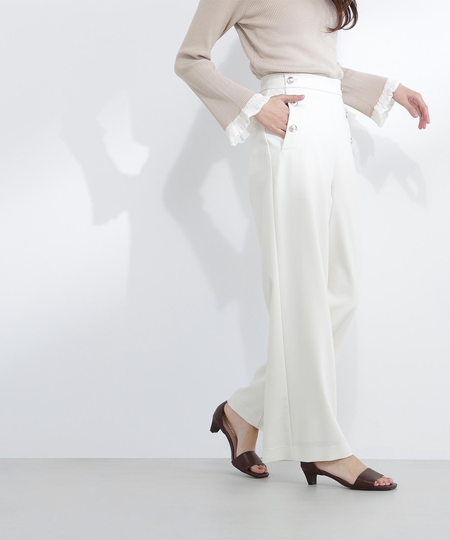 マリンパンツ オフホワイト1