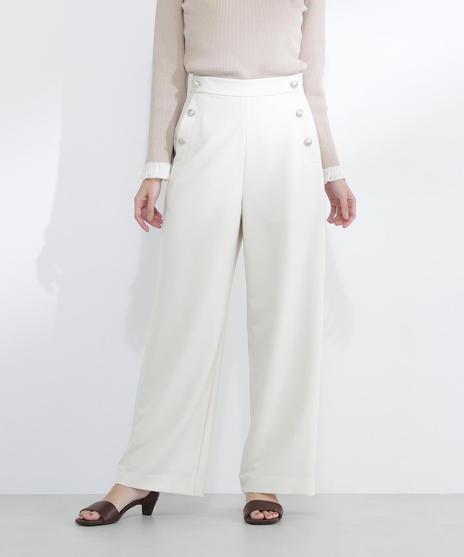 マリンパンツ オフホワイト1