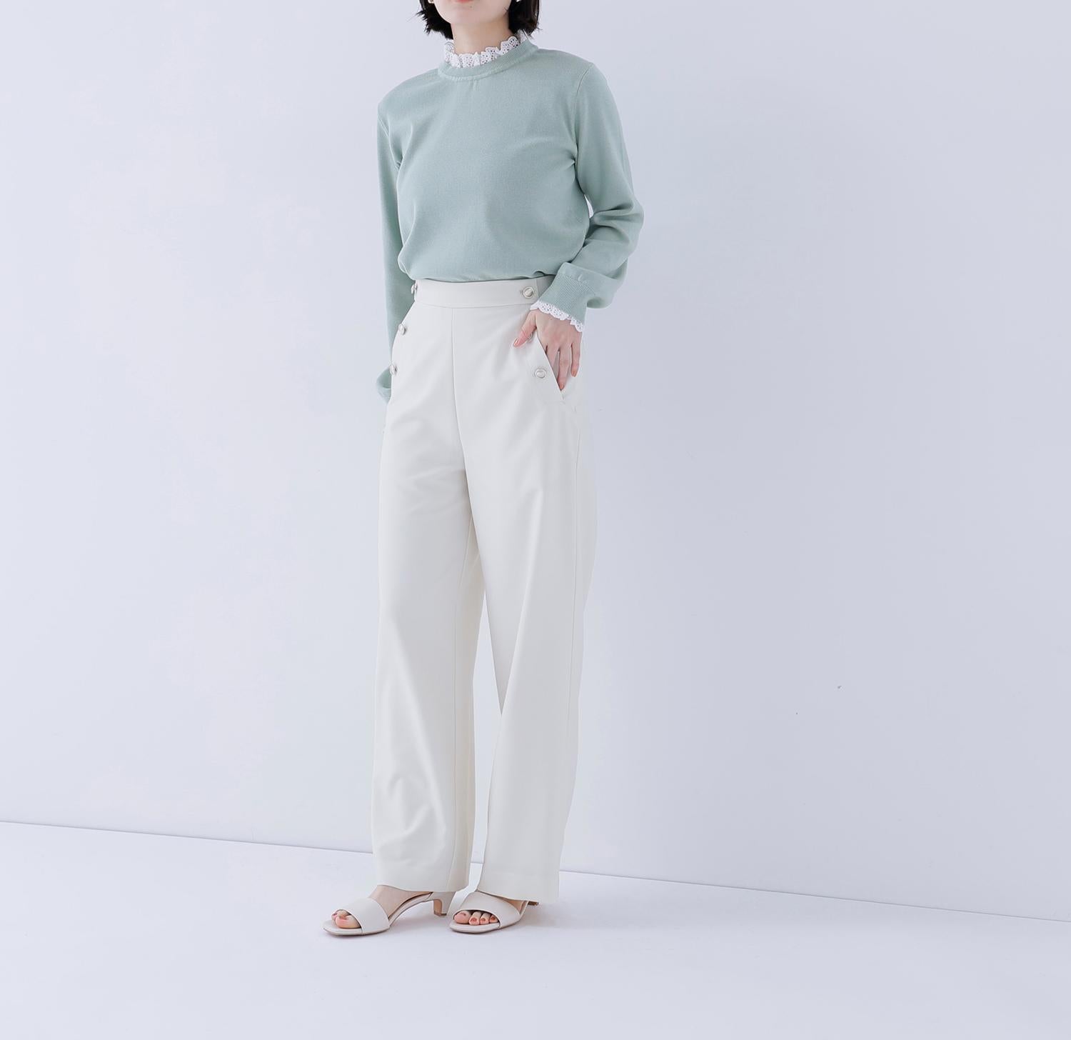 マリンパンツ オフホワイト1