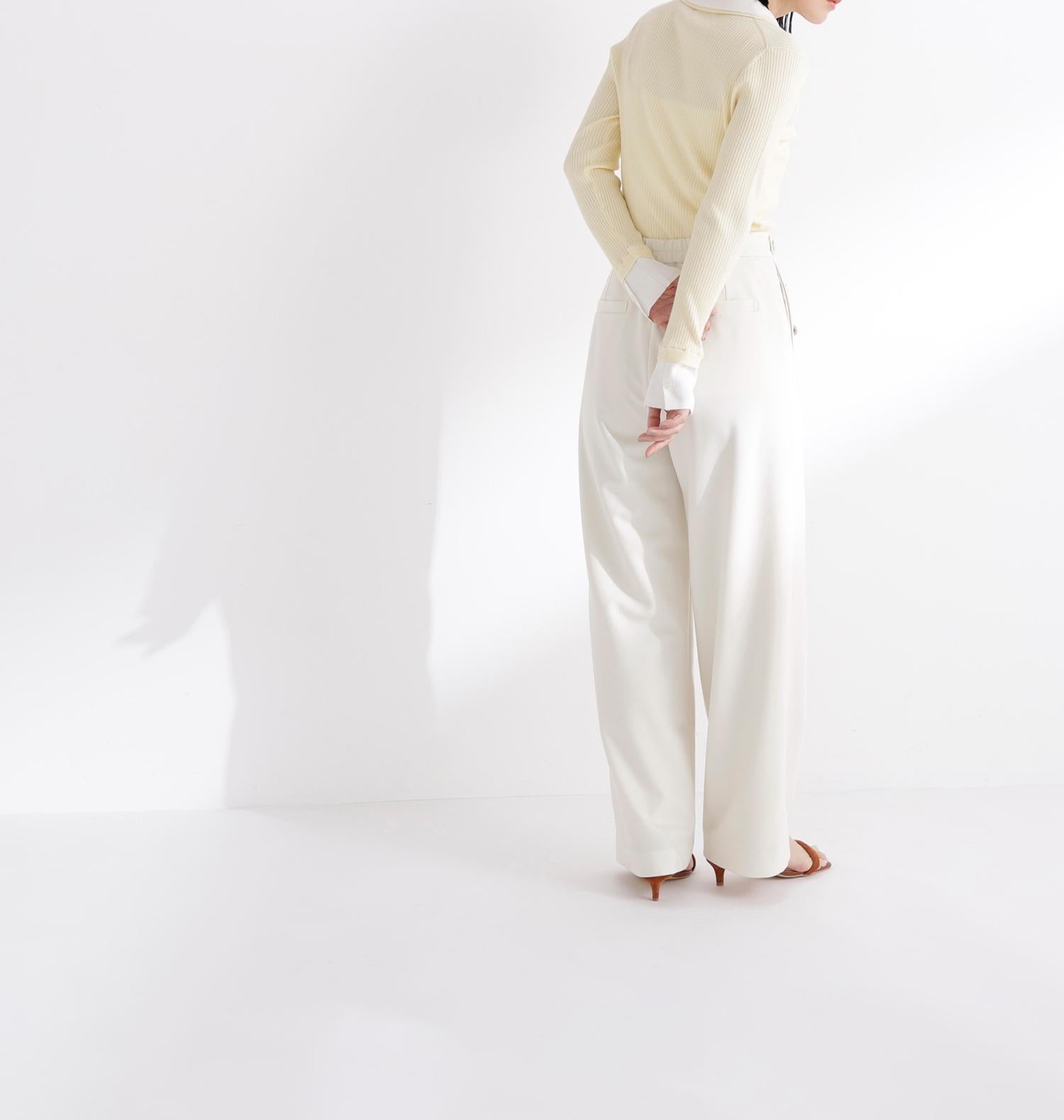 マリンパンツ オフホワイト1