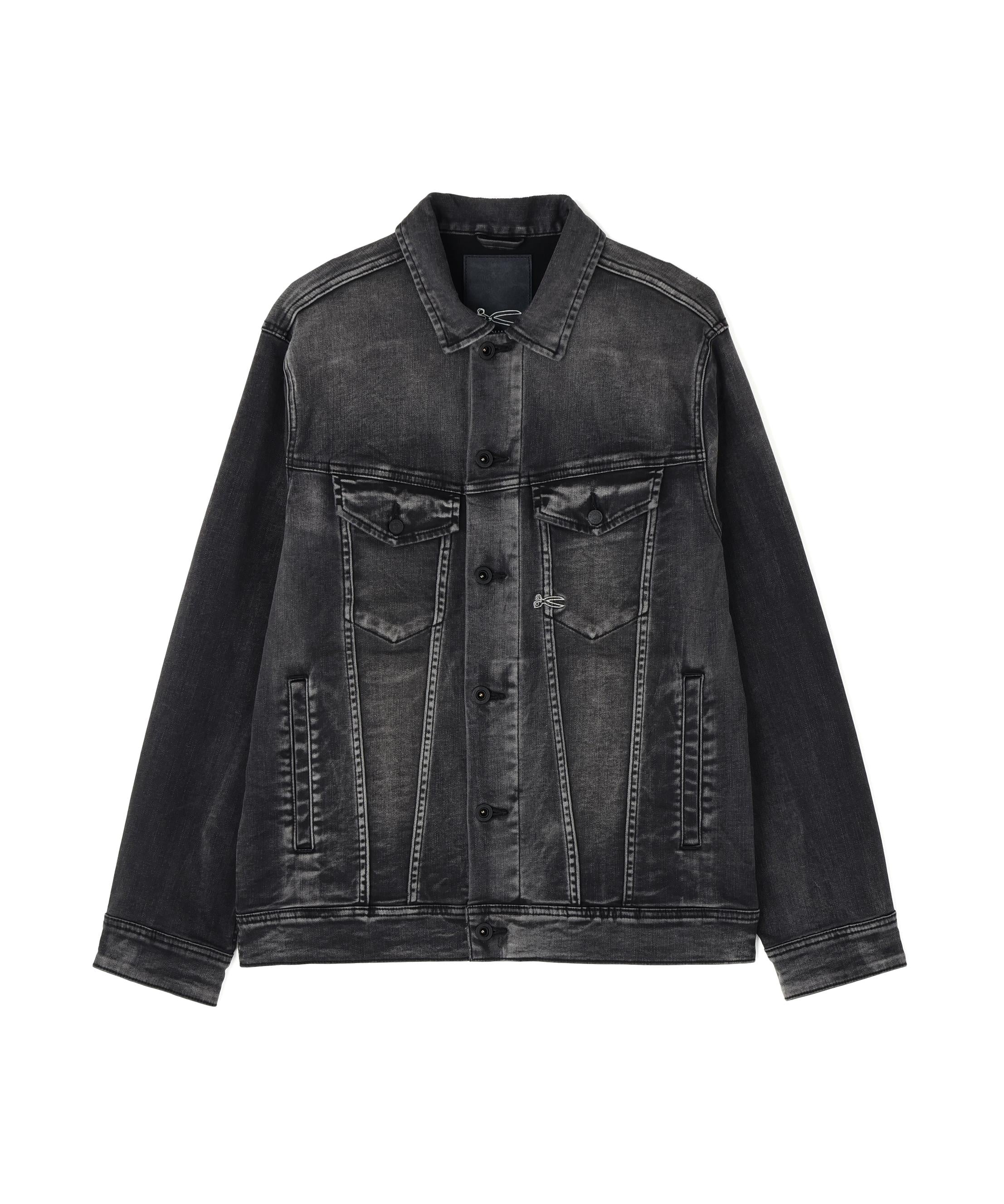 DENHAM/デンハム/AMSTERDAM POCKET DENIM JKT ブラック