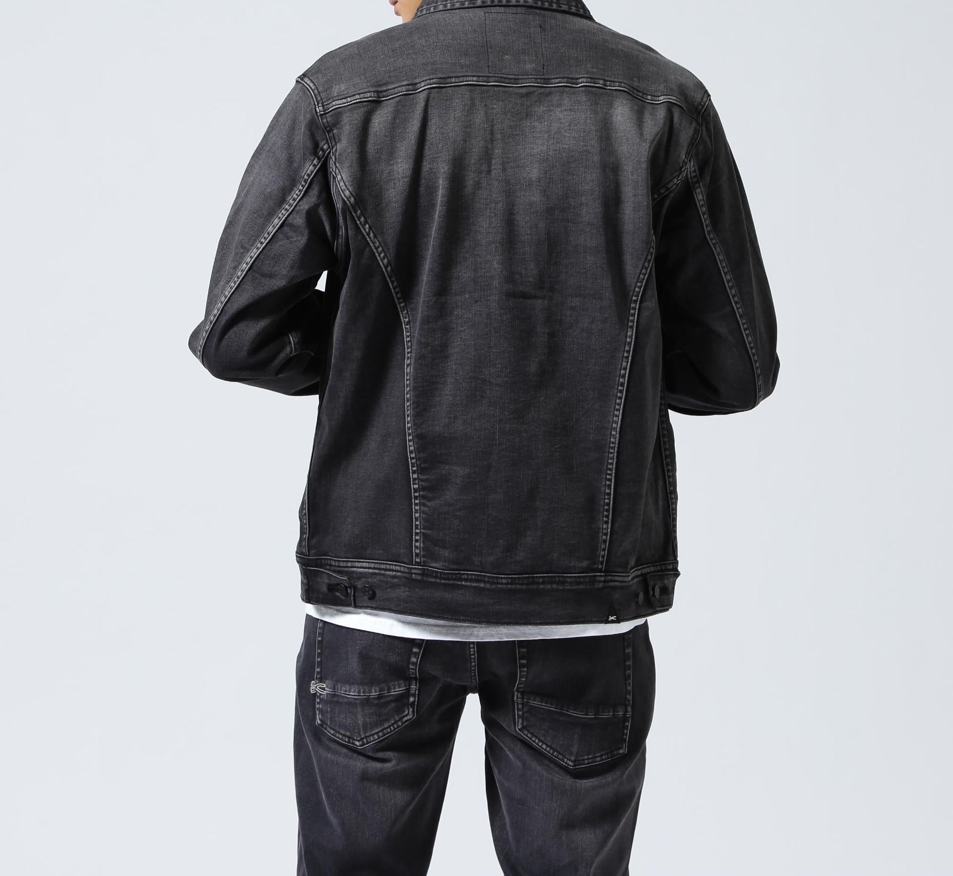 DENHAM/デンハム/AMSTERDAM POCKET DENIM JKT ブラック