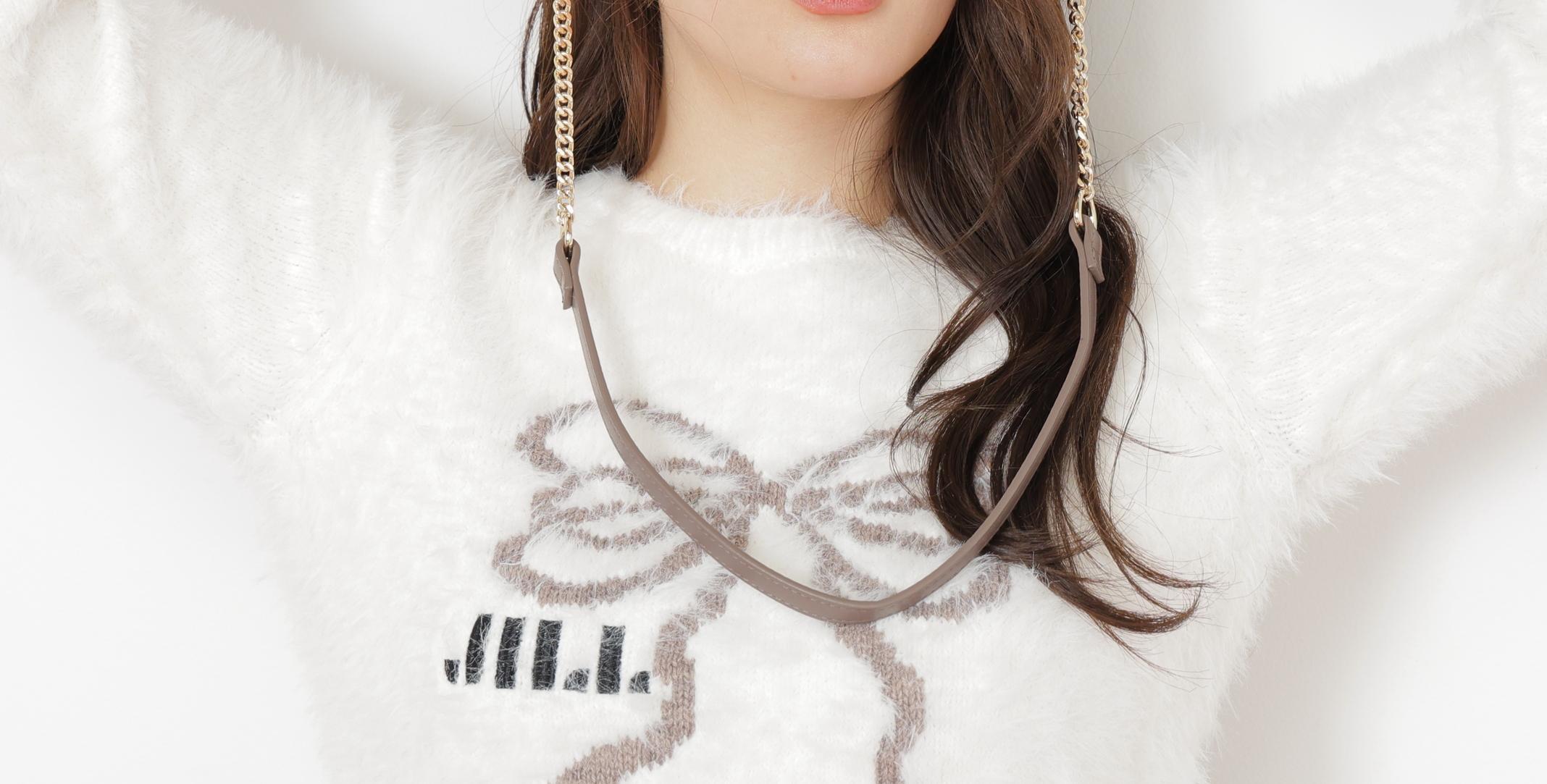 ボアバニティバッグ モカ