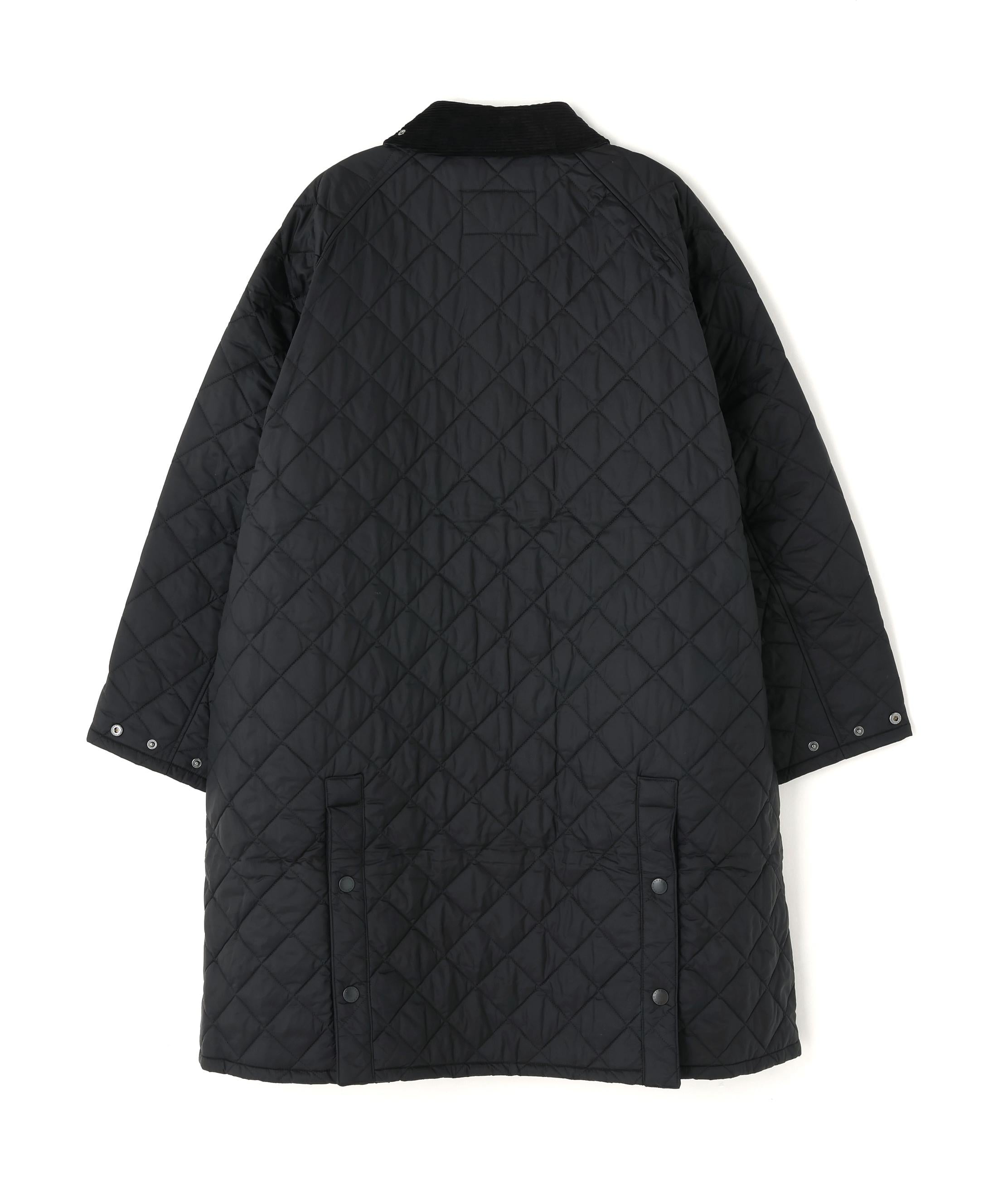 Barbour/バブアー EXMOOR QUILTING MID-LENGTH COAT エクスモアキルティングミドルレングスコート ブラック