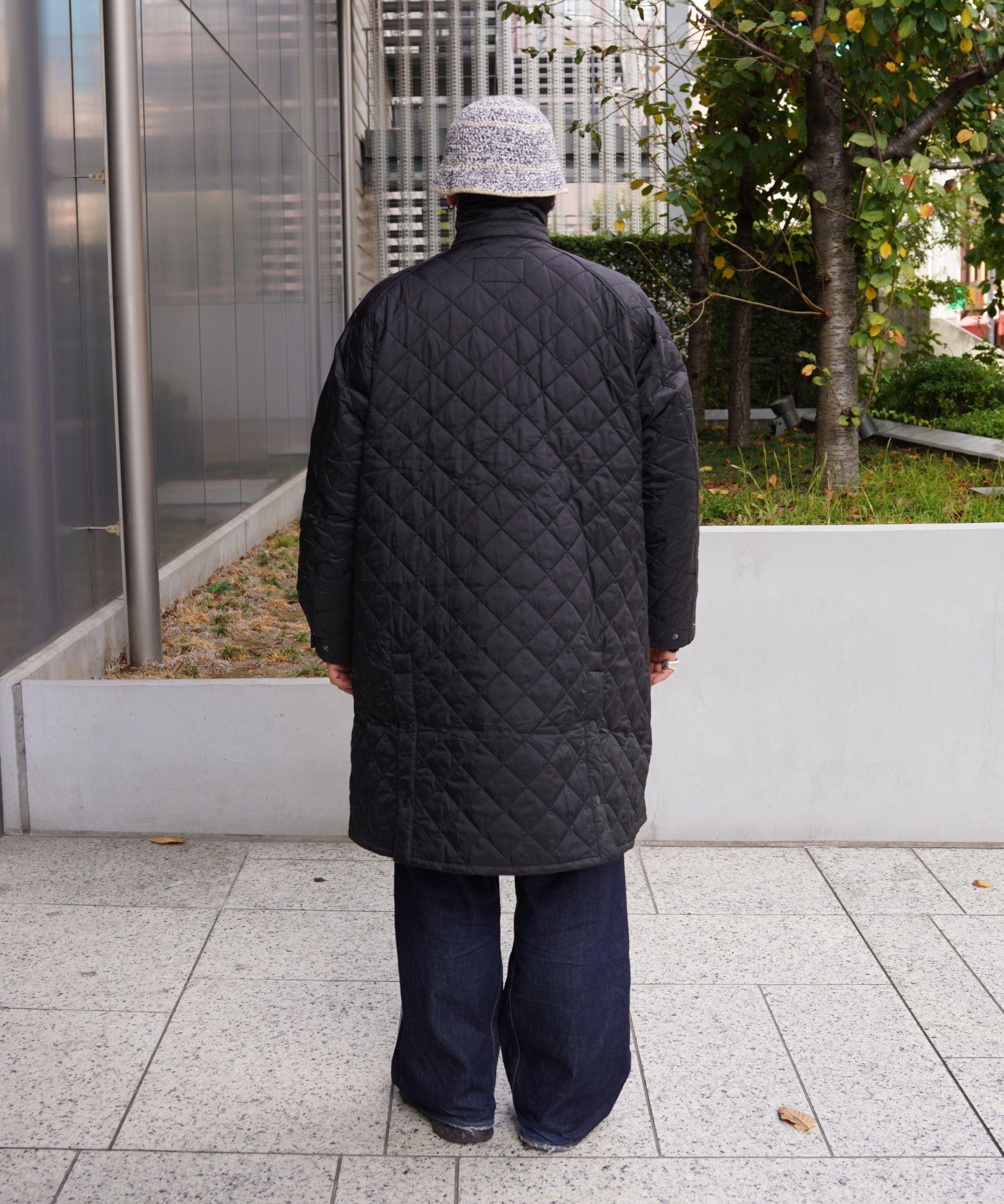 Barbour/バブアー EXMOOR QUILTING MID-LENGTH COAT エクスモアキルティングミドルレングスコート ブラック