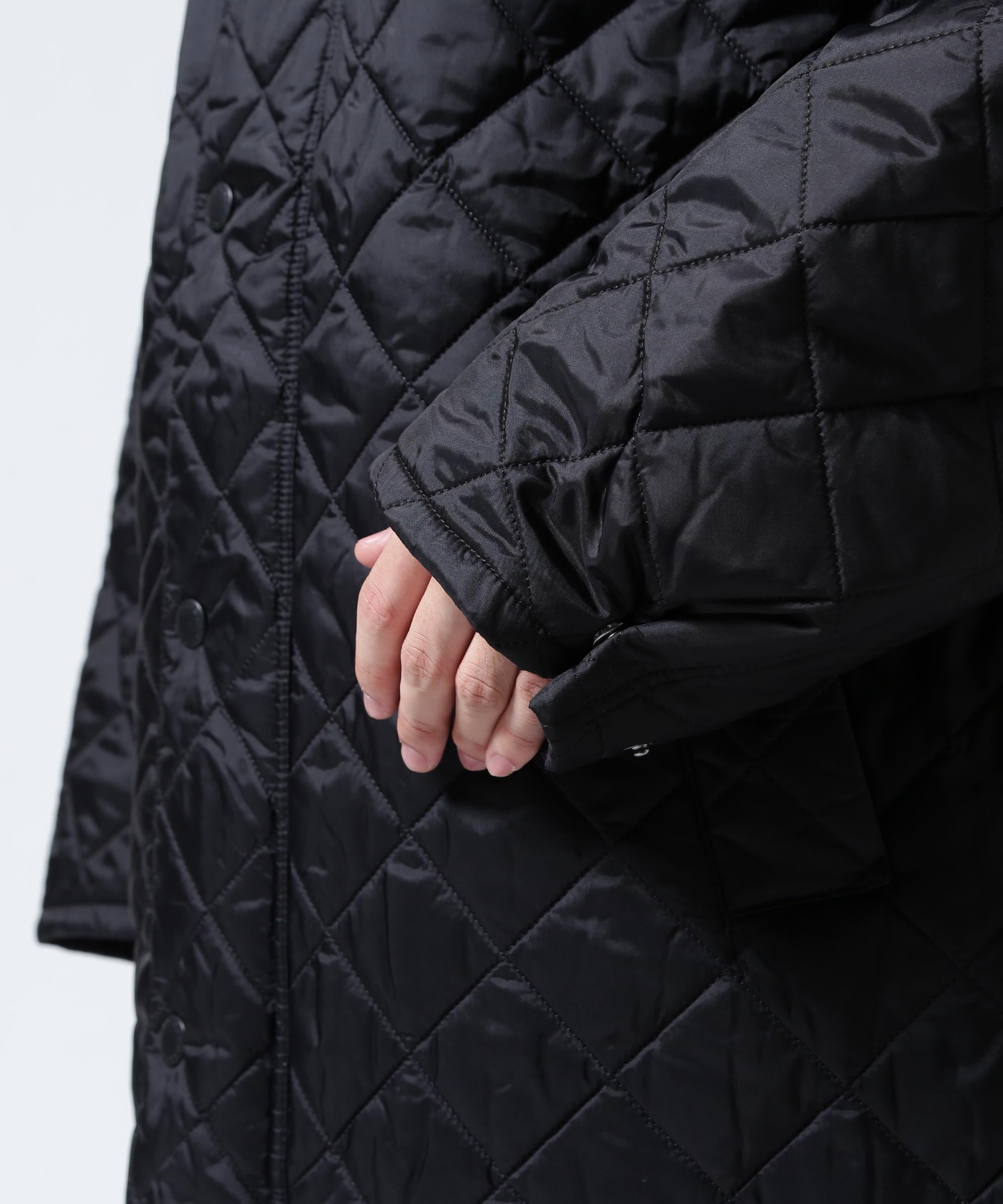 Barbour/バブアー EXMOOR QUILTING MID-LENGTH COAT エクスモアキルティングミドルレングスコート ブラック