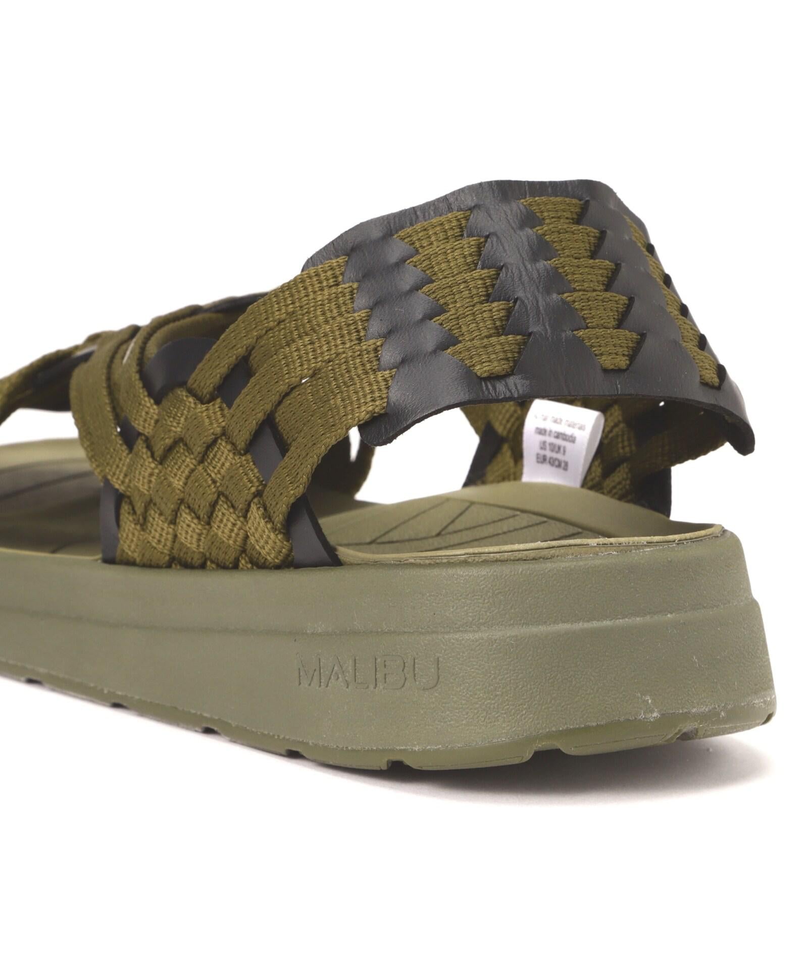 MALIRU SANDALS<マリブサンダルズ CANYON<UNISEXOLIVE オリーブ