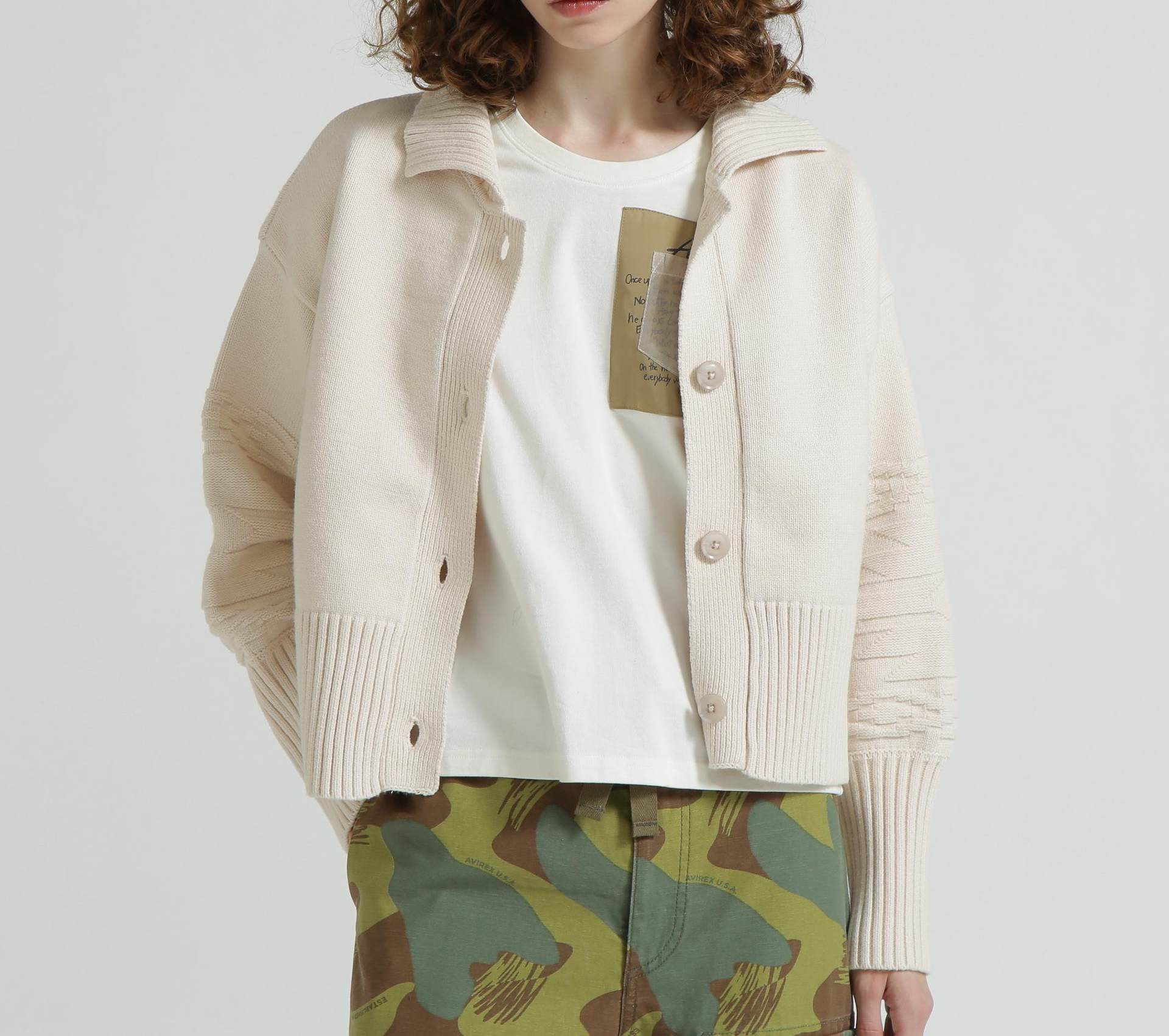 《直営店限定》GA>MENTDYED CA>DIGAN アイボリー2