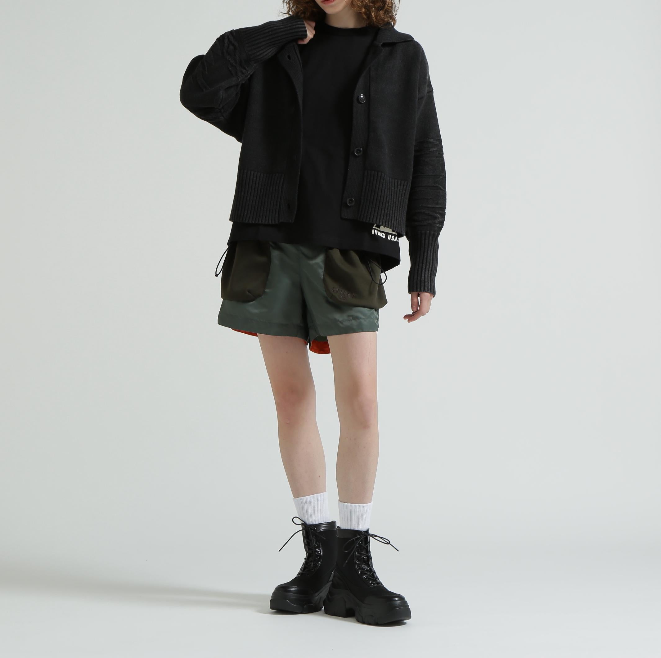 《直営店限定》GA>MENTDYED CA>DIGAN チャコール