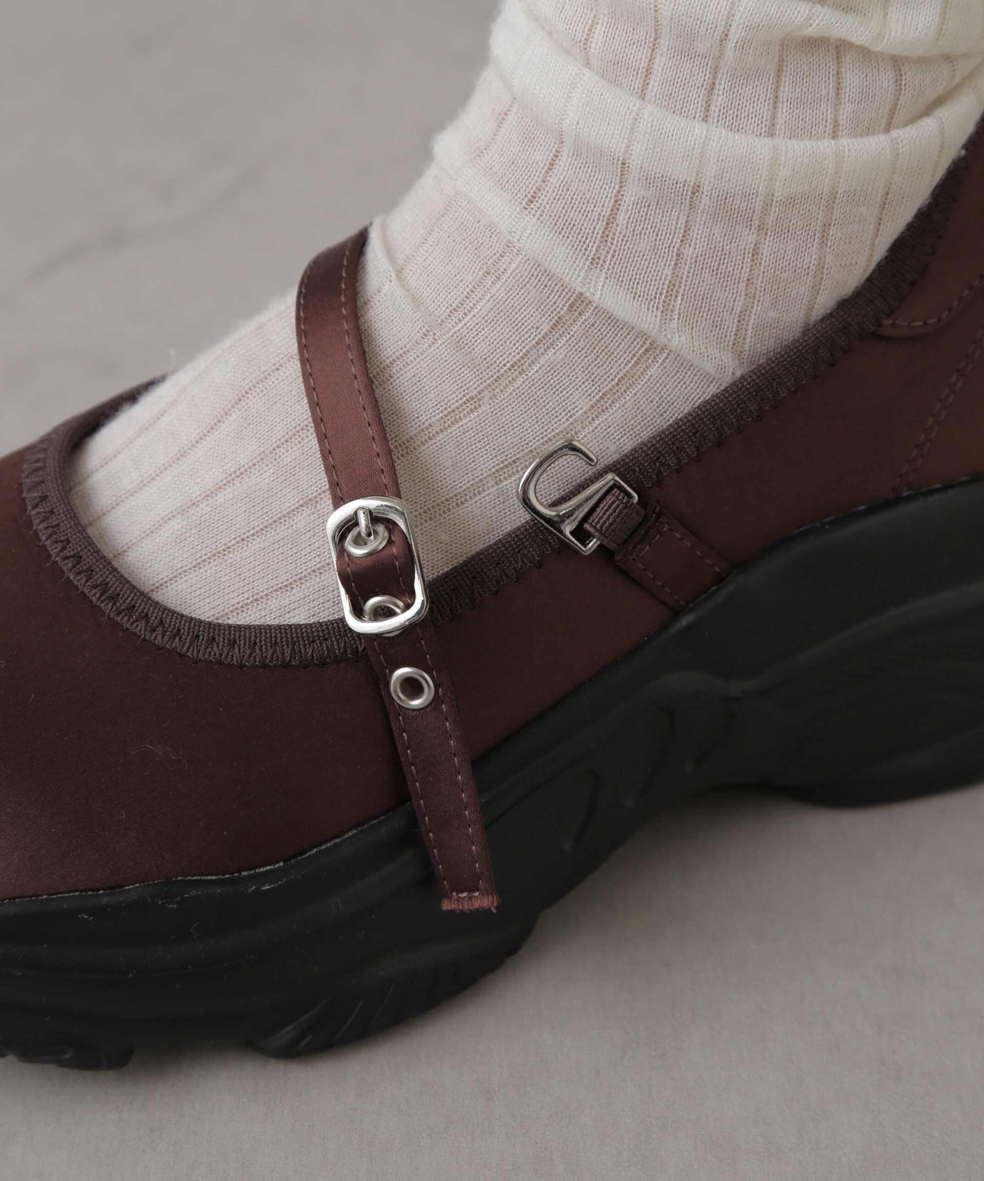 バレエスニーカー ブラウン