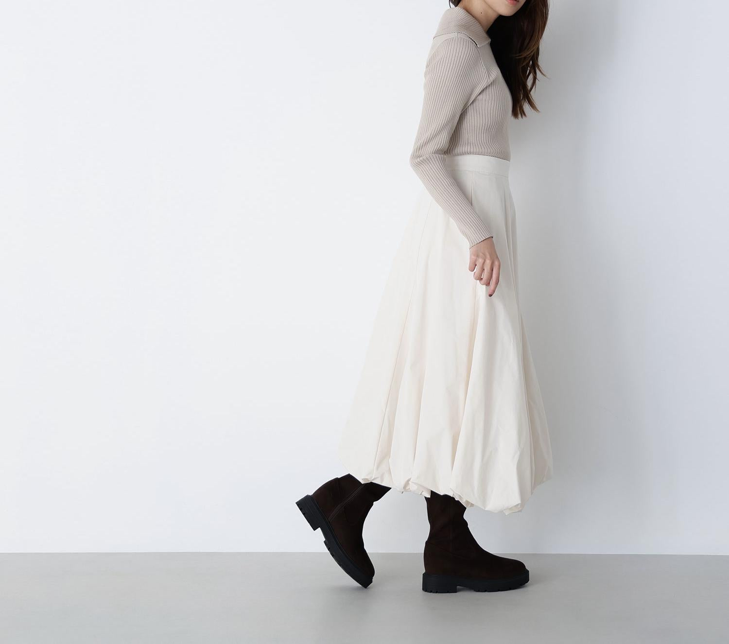 マチバルーンスカート オフホワイト1