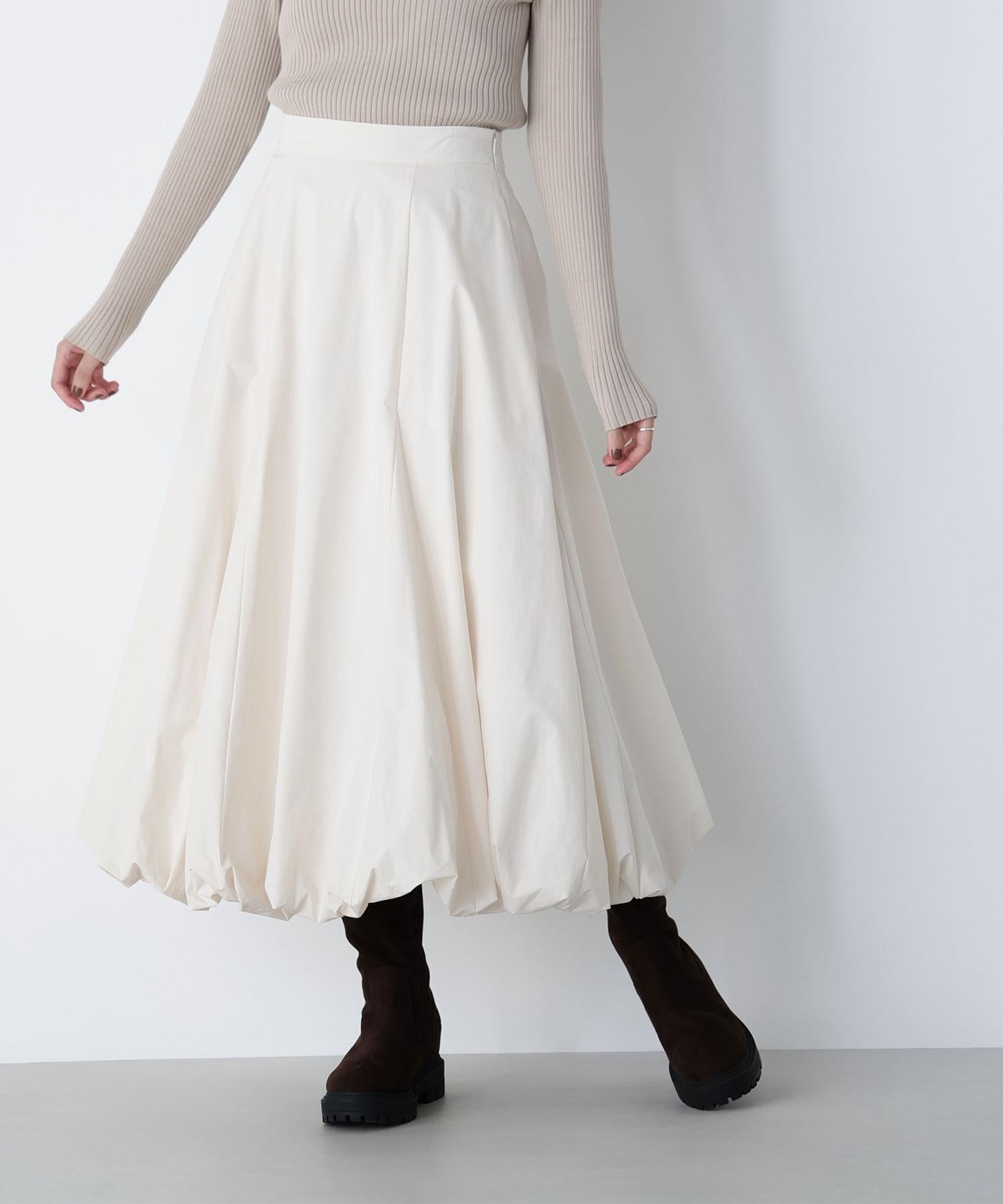 マチバルーンスカート オフホワイト1