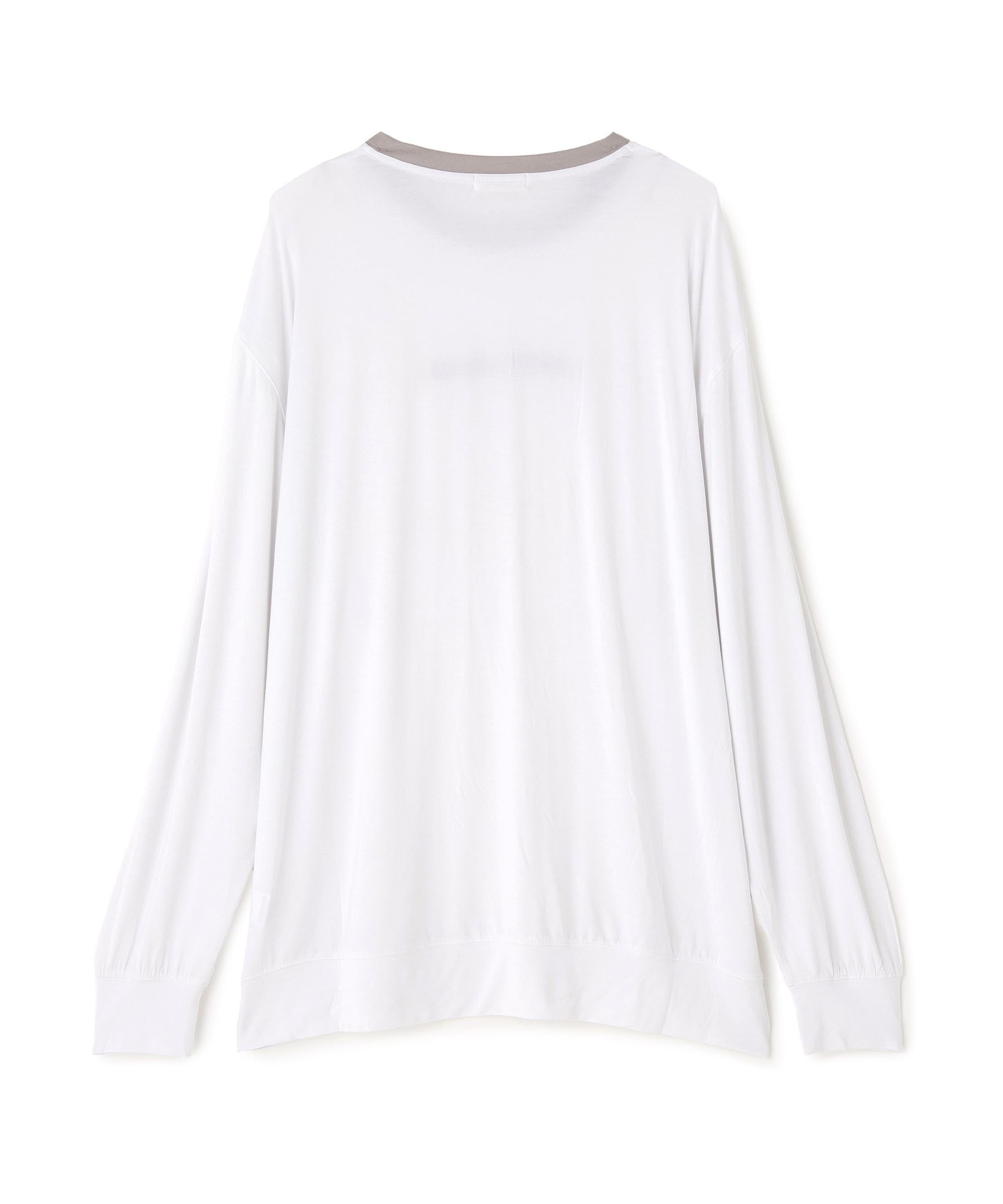 neuon/にゅうろん/DEPPU>IINU ロングTシャツ ホワイト