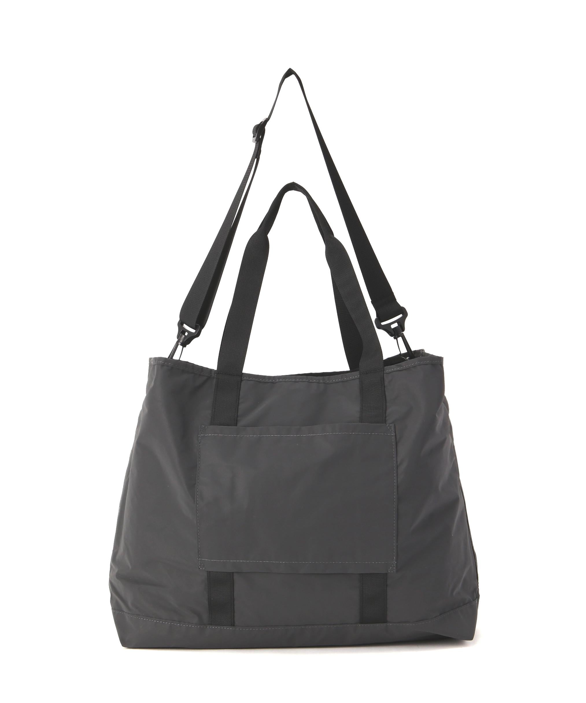 PACKING/パッキング BLACK REFLECTIVE TOTE ブラック