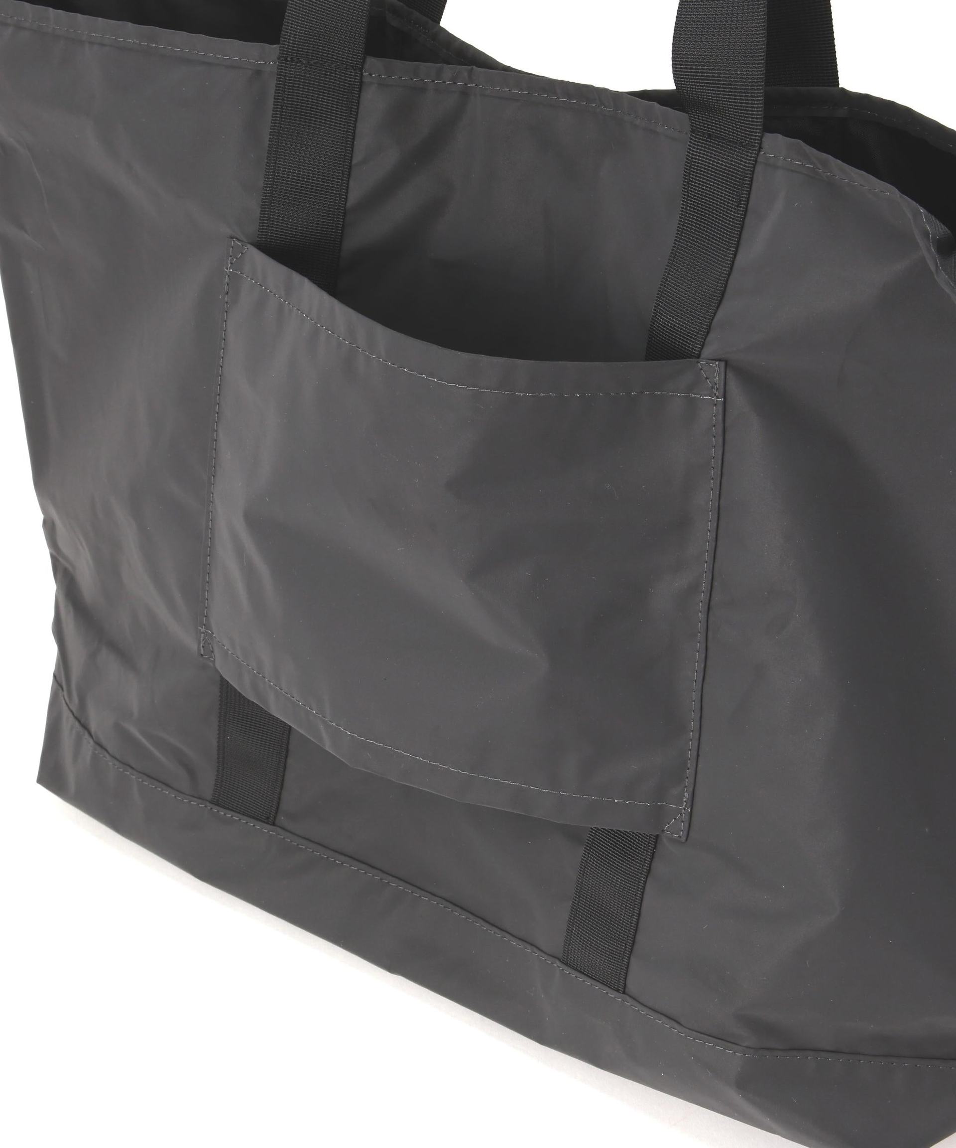 PACKING/パッキング BLACK REFLECTIVE TOTE ブラック
