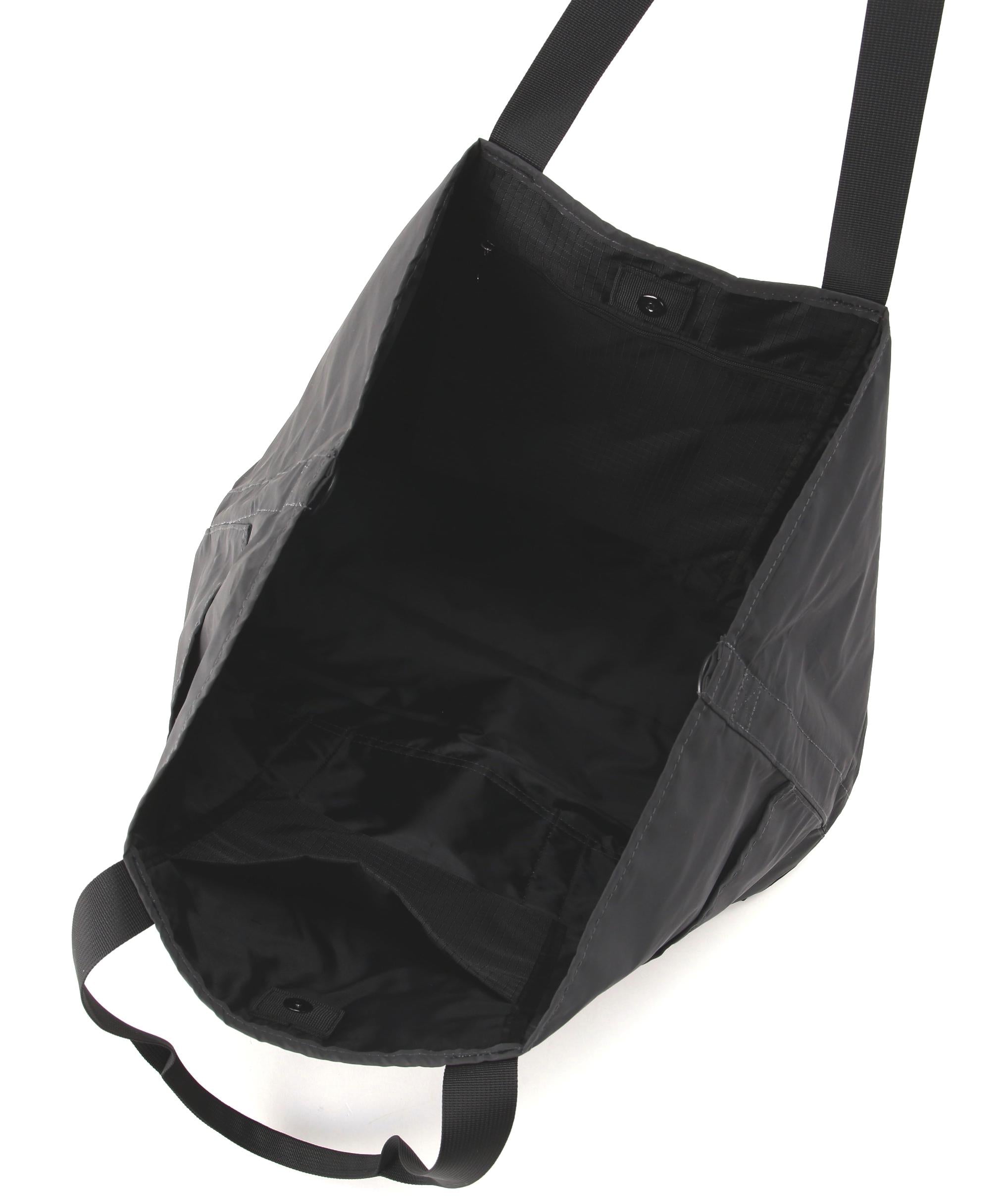 PACKING/パッキング BLACK REFLECTIVE TOTE ブラック