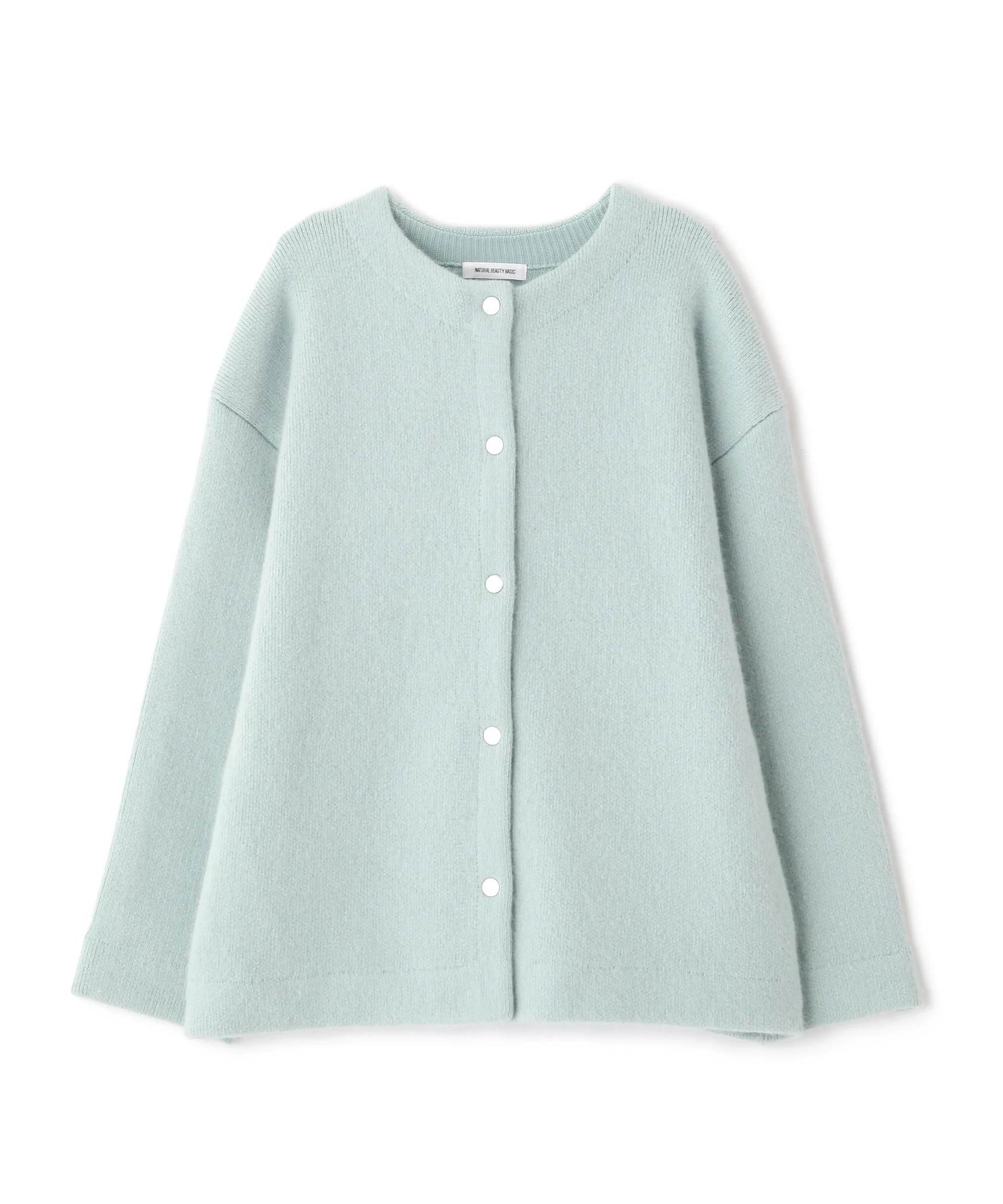 FOX接結コーディガン ペールグリーン