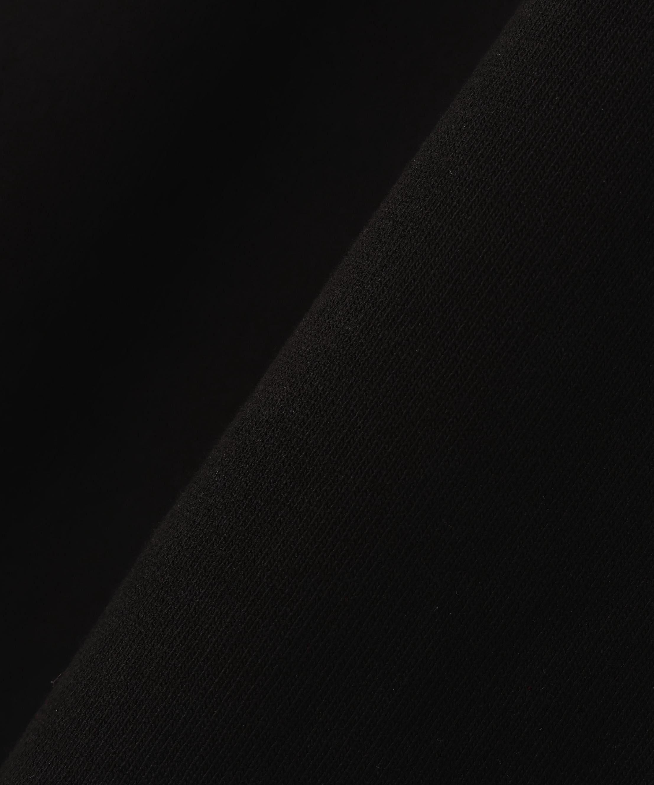 ATON (エイトン)12/- AIR SPINNING | LOOSE FIT LONG SLEEVE T-SHIRT ブラック