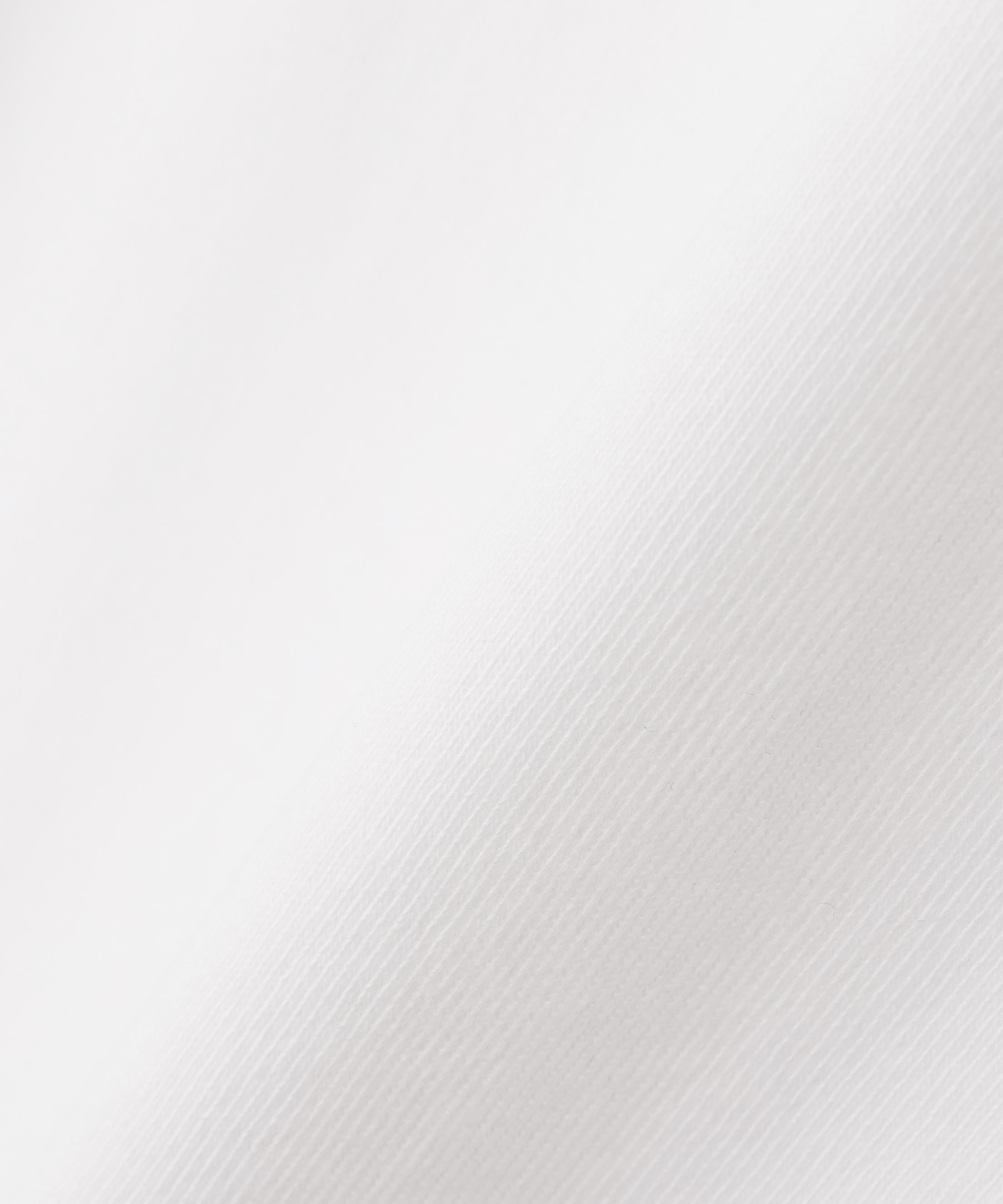 ATON (エイトン)12/- AIR SPINNING | LOOSE FIT LONG SLEEVE T-SHIRT ホワイト