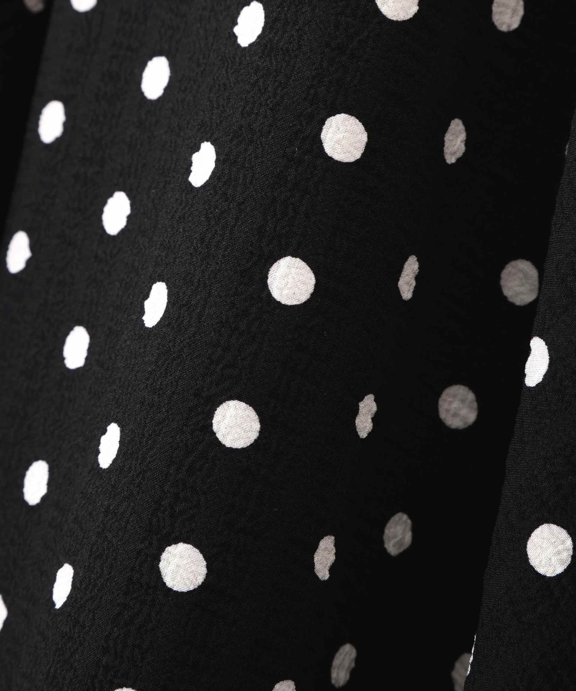 イレヘムチュニックキャミワンピース ブラックベースドット1