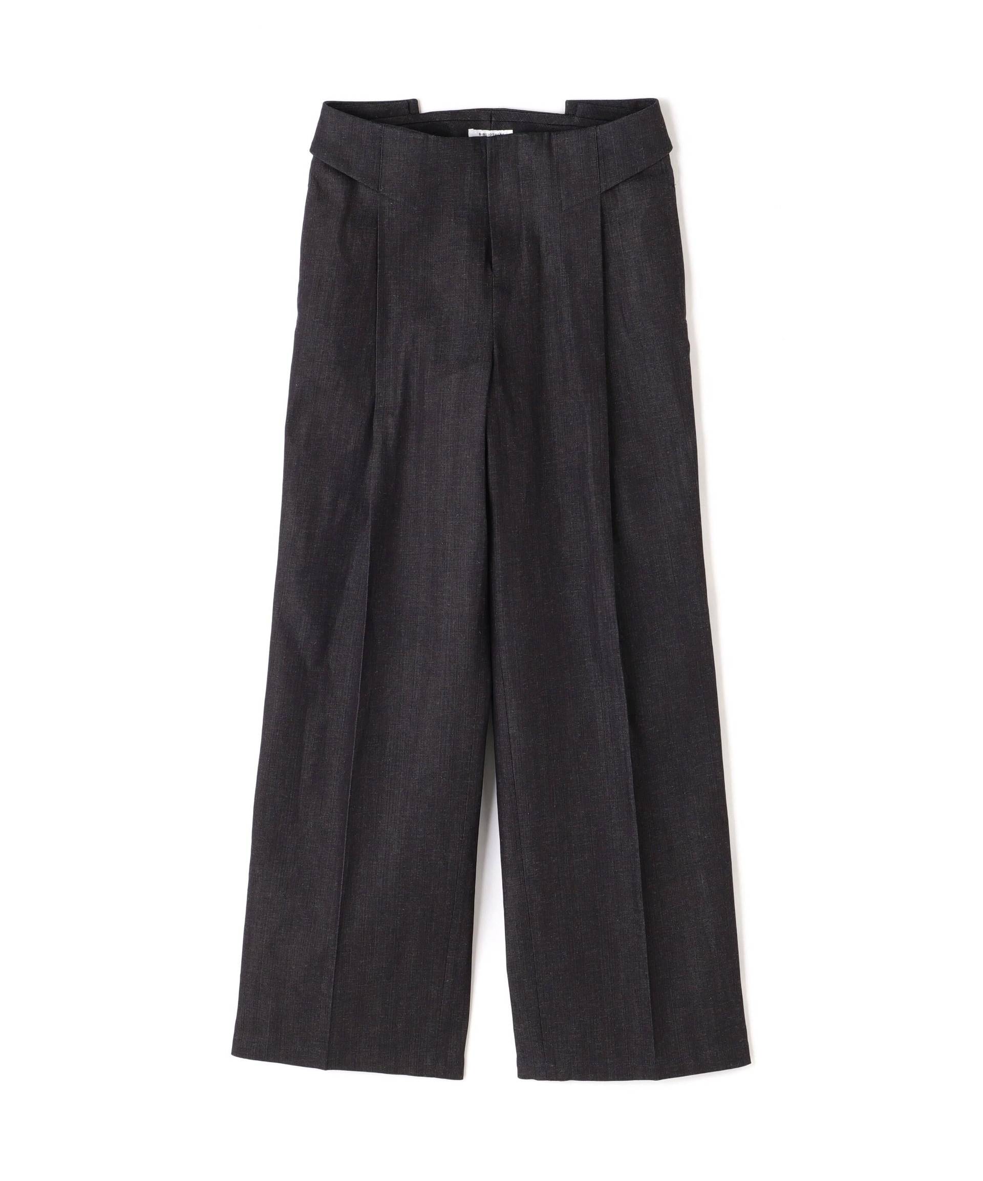 BIBLIOTHERK/ビブリオテーク/LOOSE DRESS TROUSERS