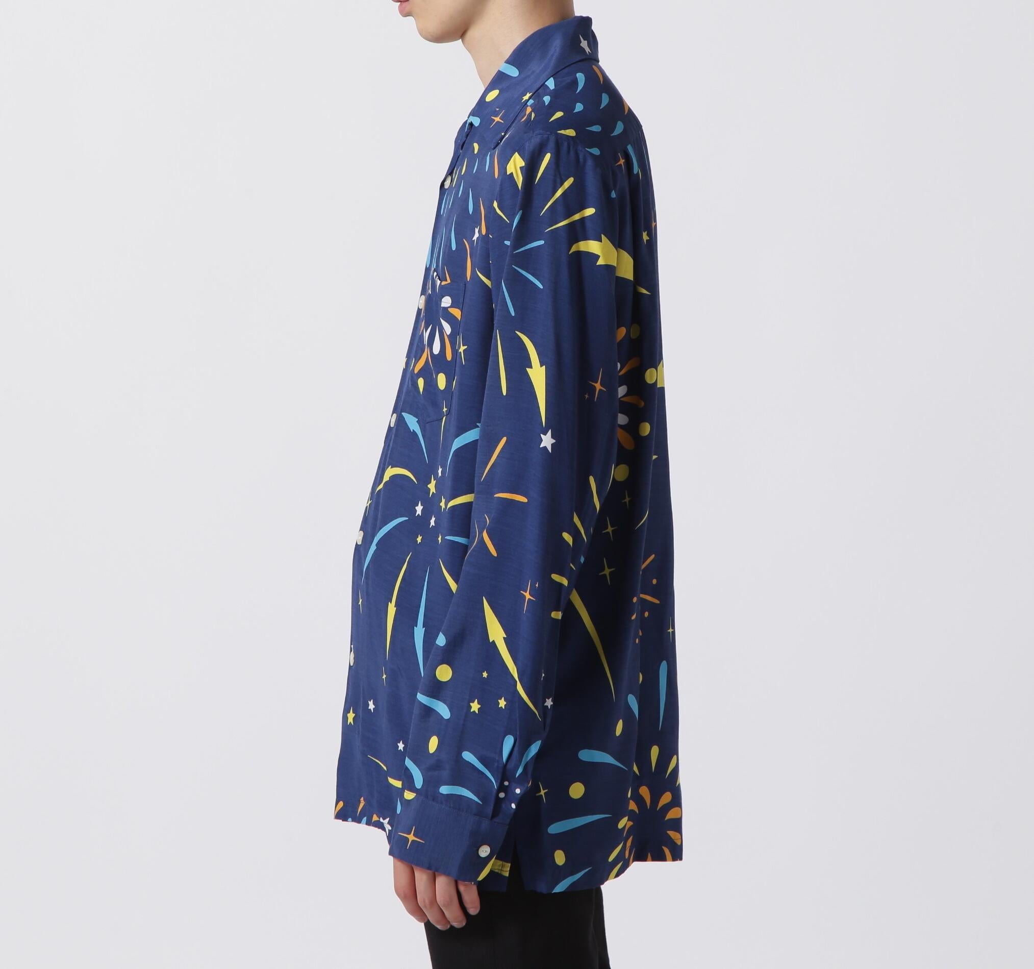 Aloha Rlossom/アロハ ブロッサム/“HANARI” long sleeve ネイビー