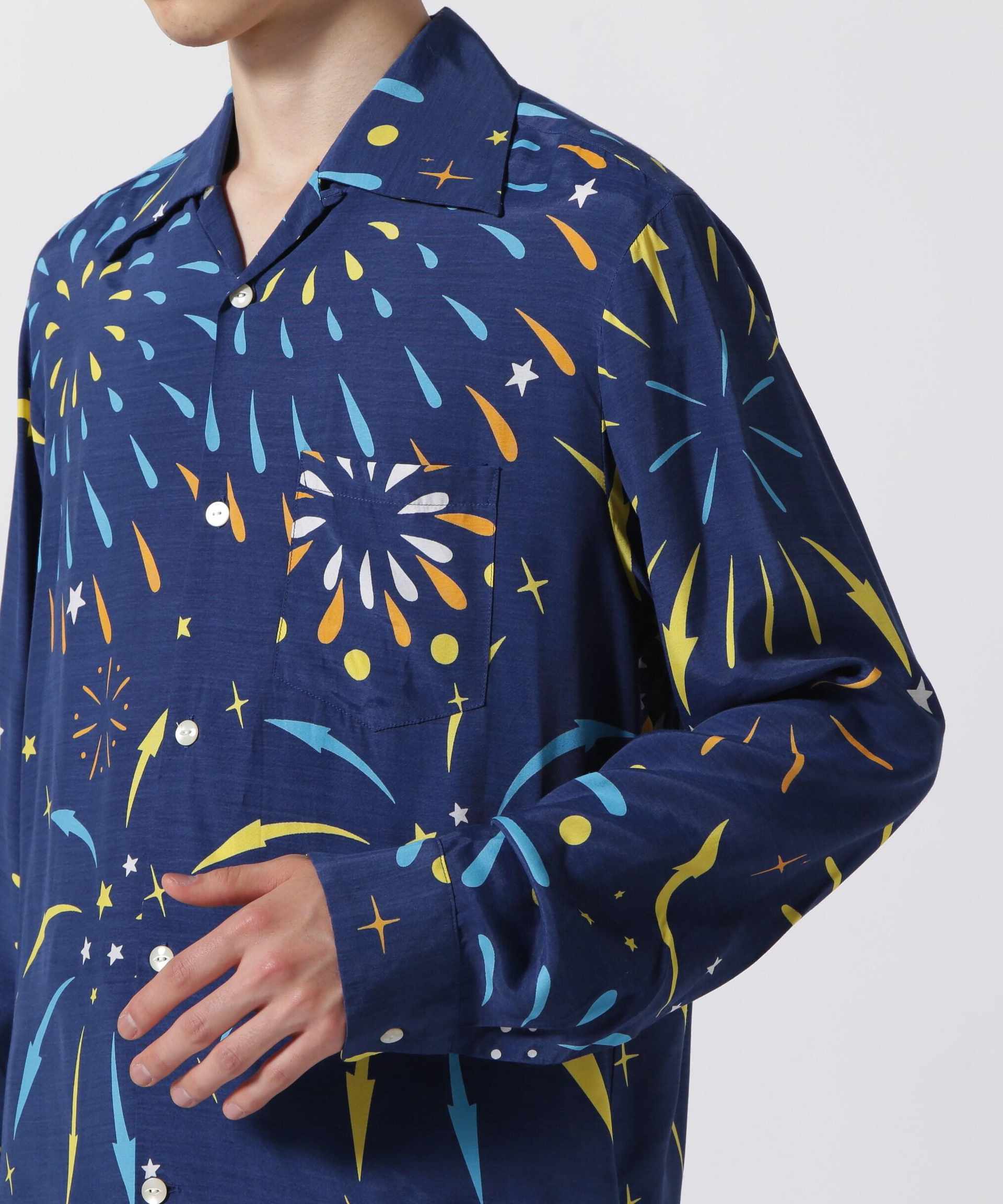 Aloha Rlossom/アロハ ブロッサム/“HANARI” long sleeve ネイビー