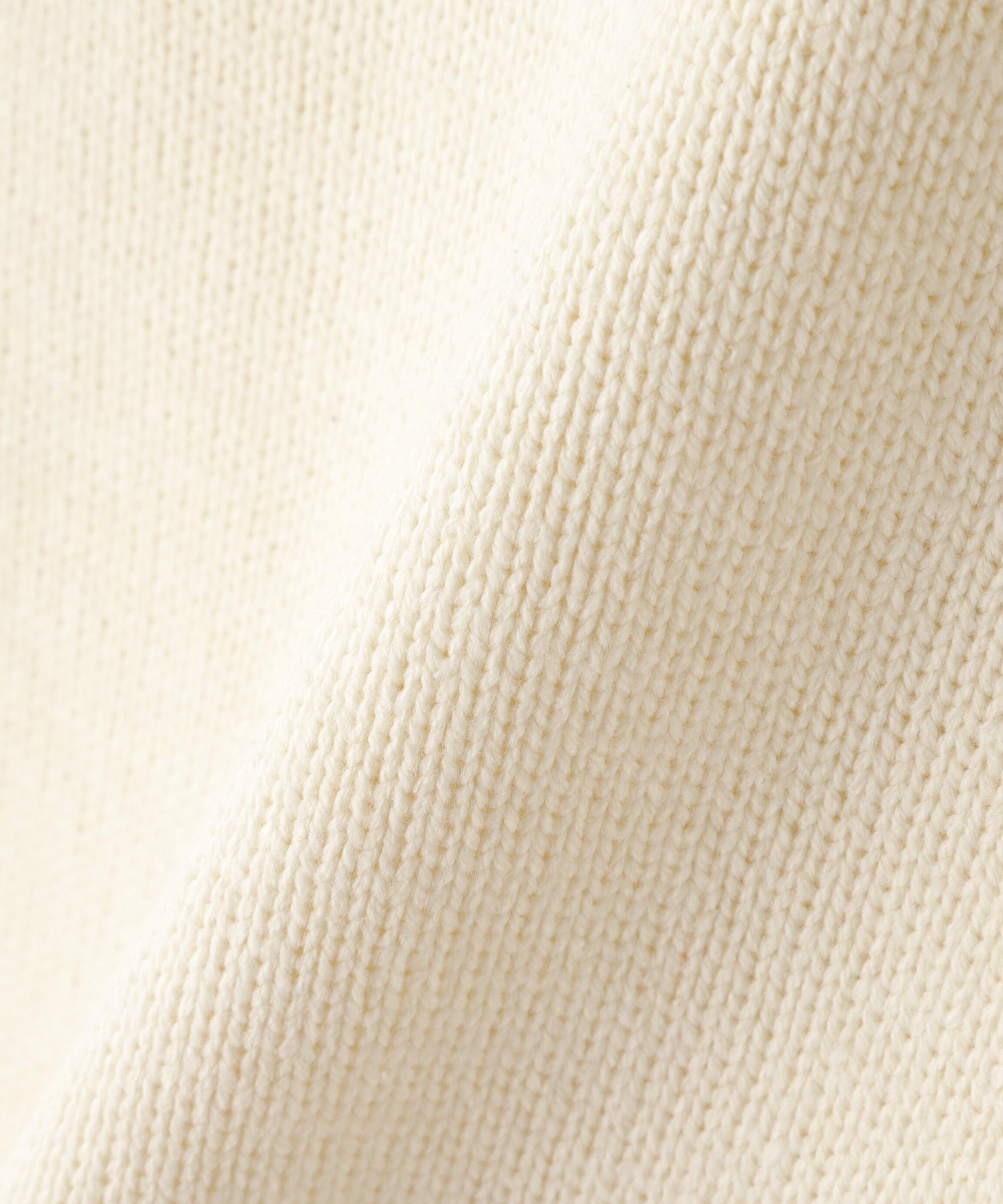 《直営店限定》BOTTLE NECK SLEEVE EMBROIDERY TOPS/ボトルネック オフホワイト3