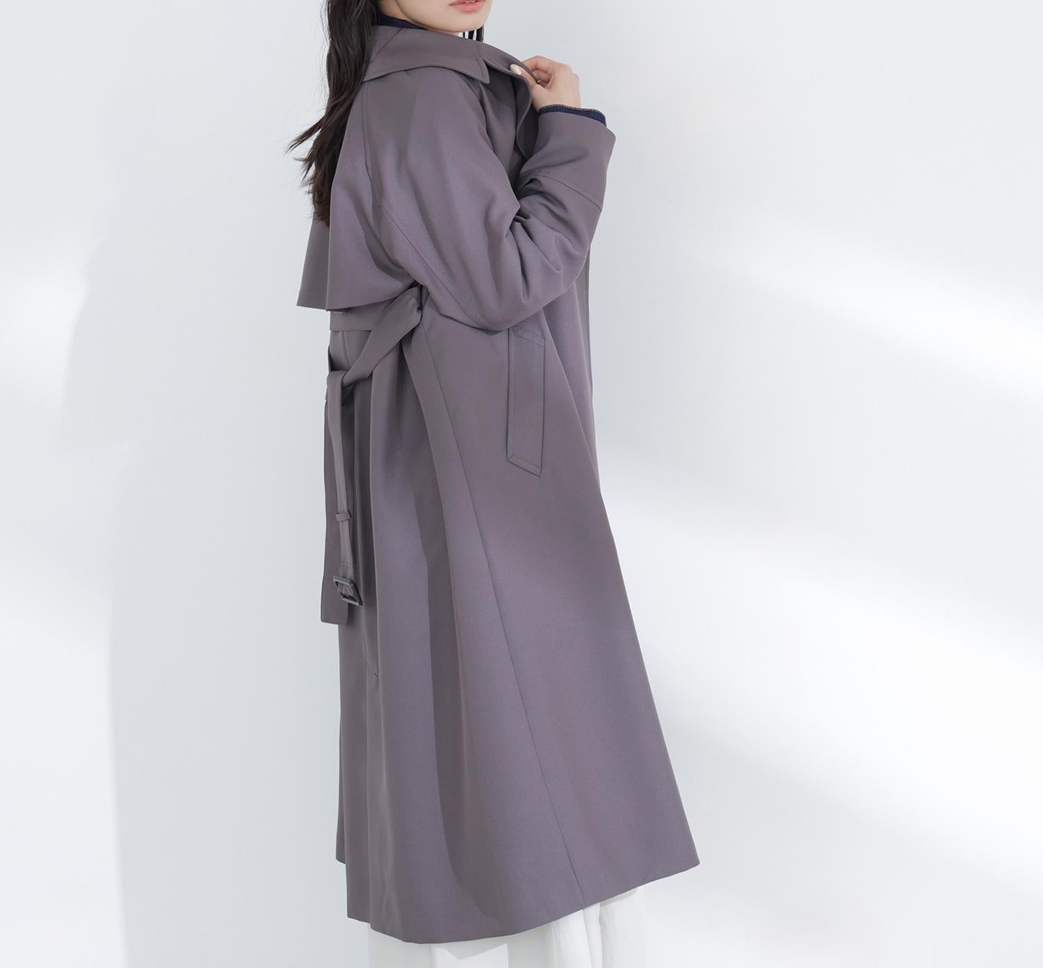 ラグランフォルムカルゼコート チャコール1