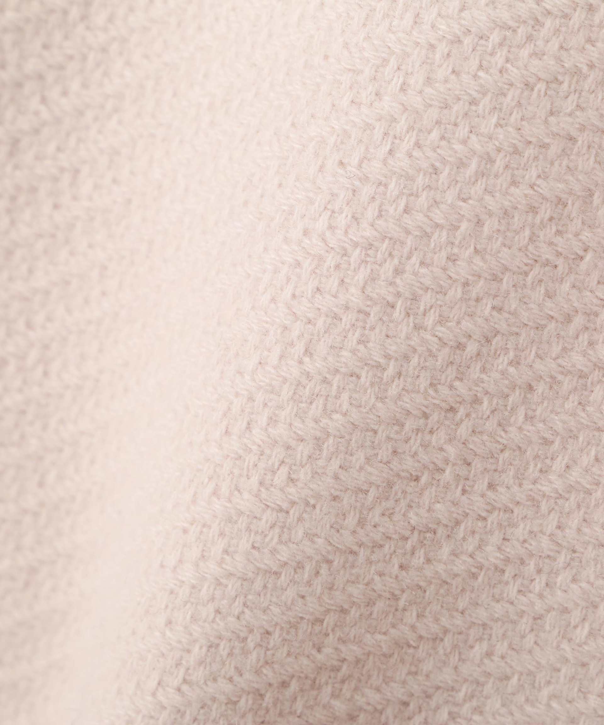 フェイクファー付ショートダッフルコート エクリュ